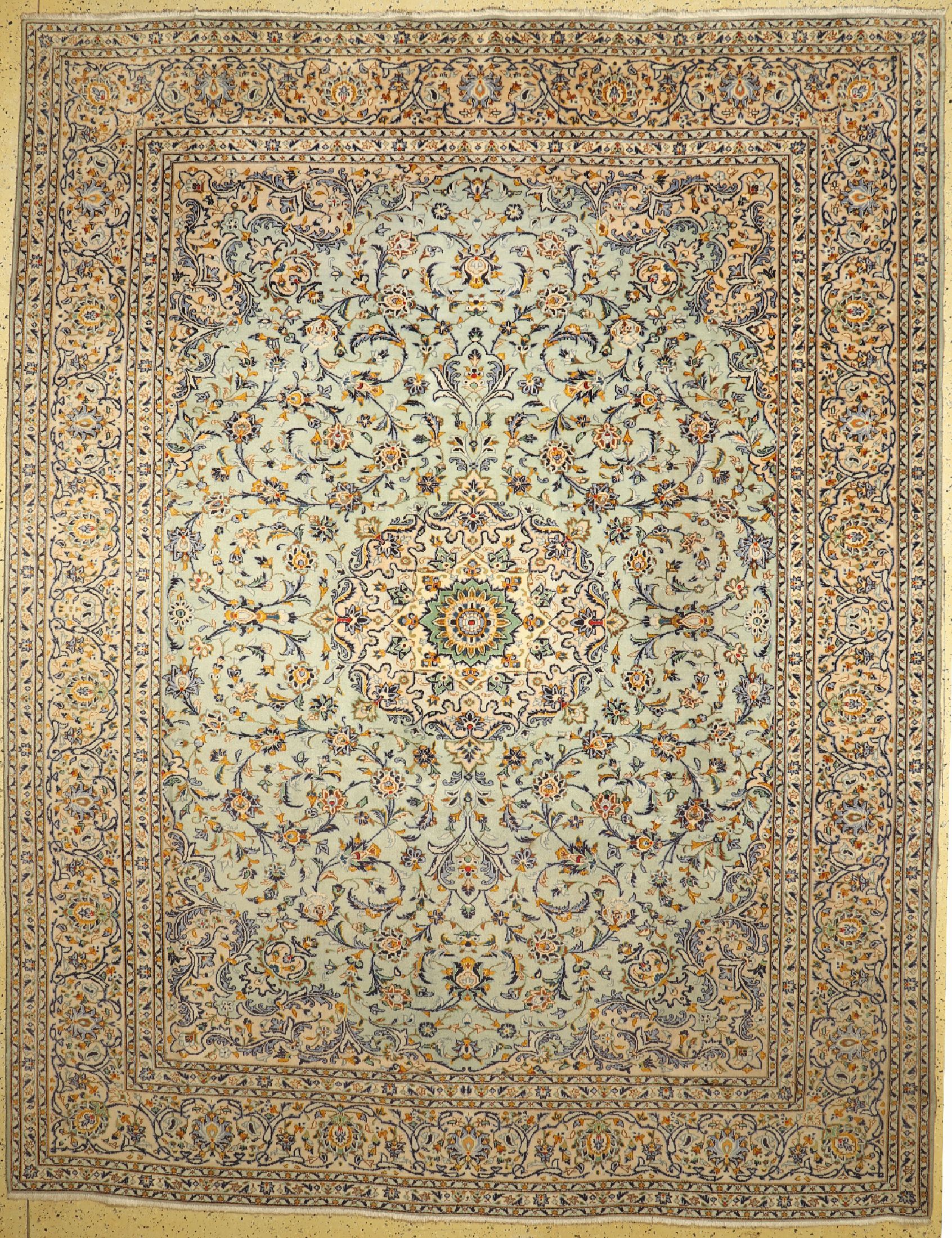 Keschan, Persien, ca. 50 Jahre, Wolle auf Baumwolle, ca. 375 x 290 cm, EHZ: 2