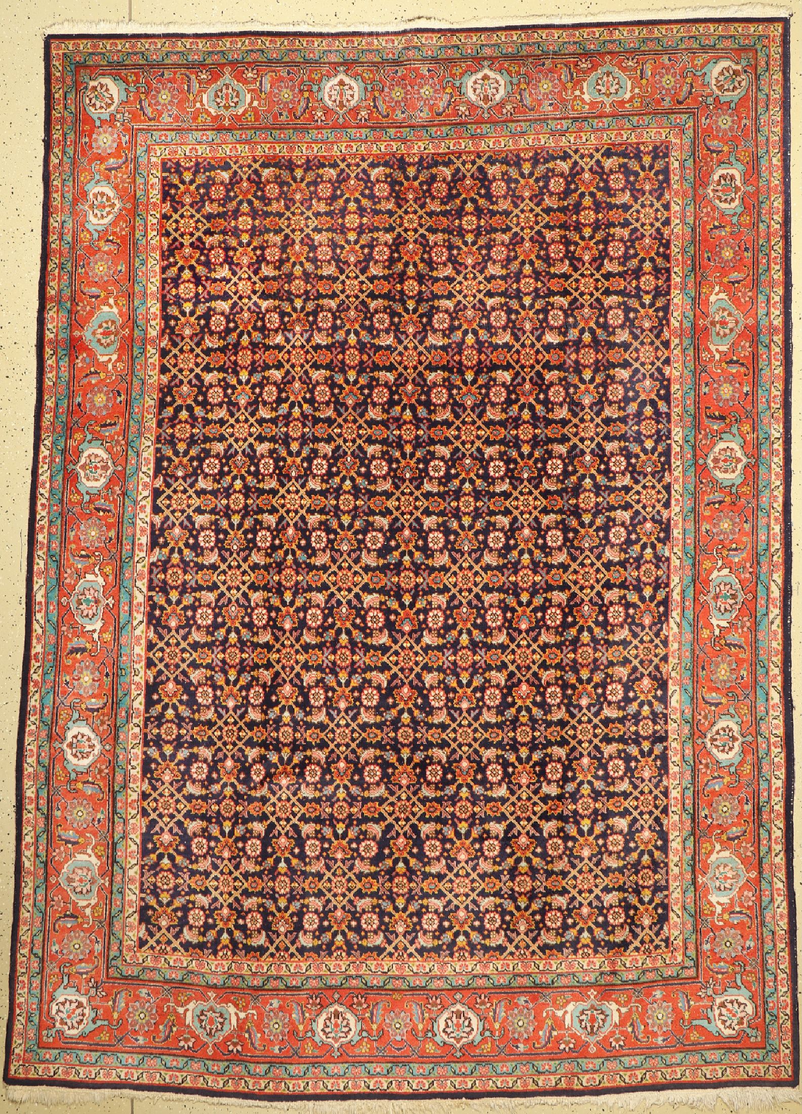 Täbriz alt, Persien, ca. 60 Jahre, Wolle auf Baumwolle, ca. 290 x 204 cm, EHZ: 2