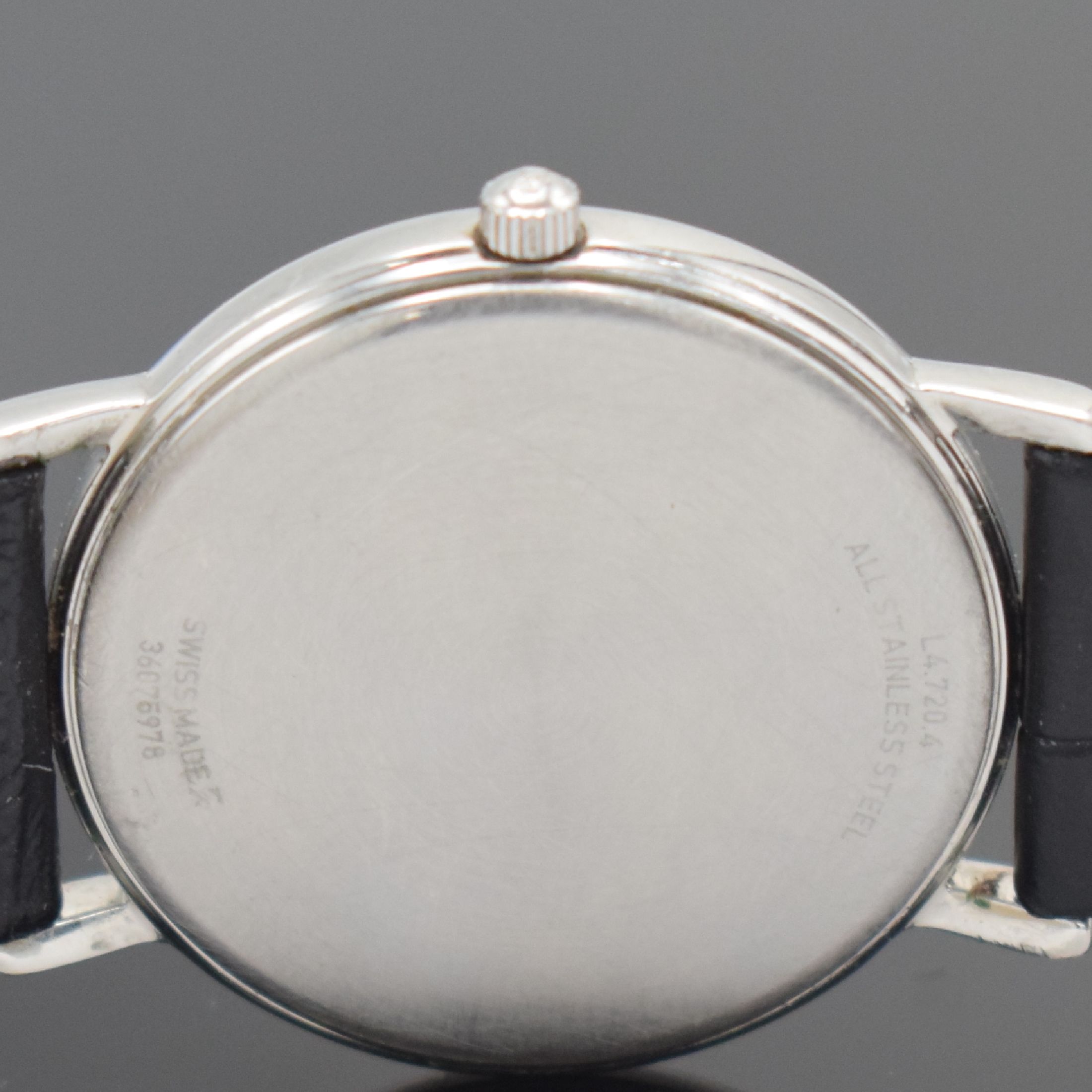 Detail c: LONGINES Présence Damenarmbanduhr in Stahl Referenz L4.720.4, Schweiz verk. lt. beil. Garantie 12/2012, quarz, neutr. Lederband m. orig. Dornschl., ...