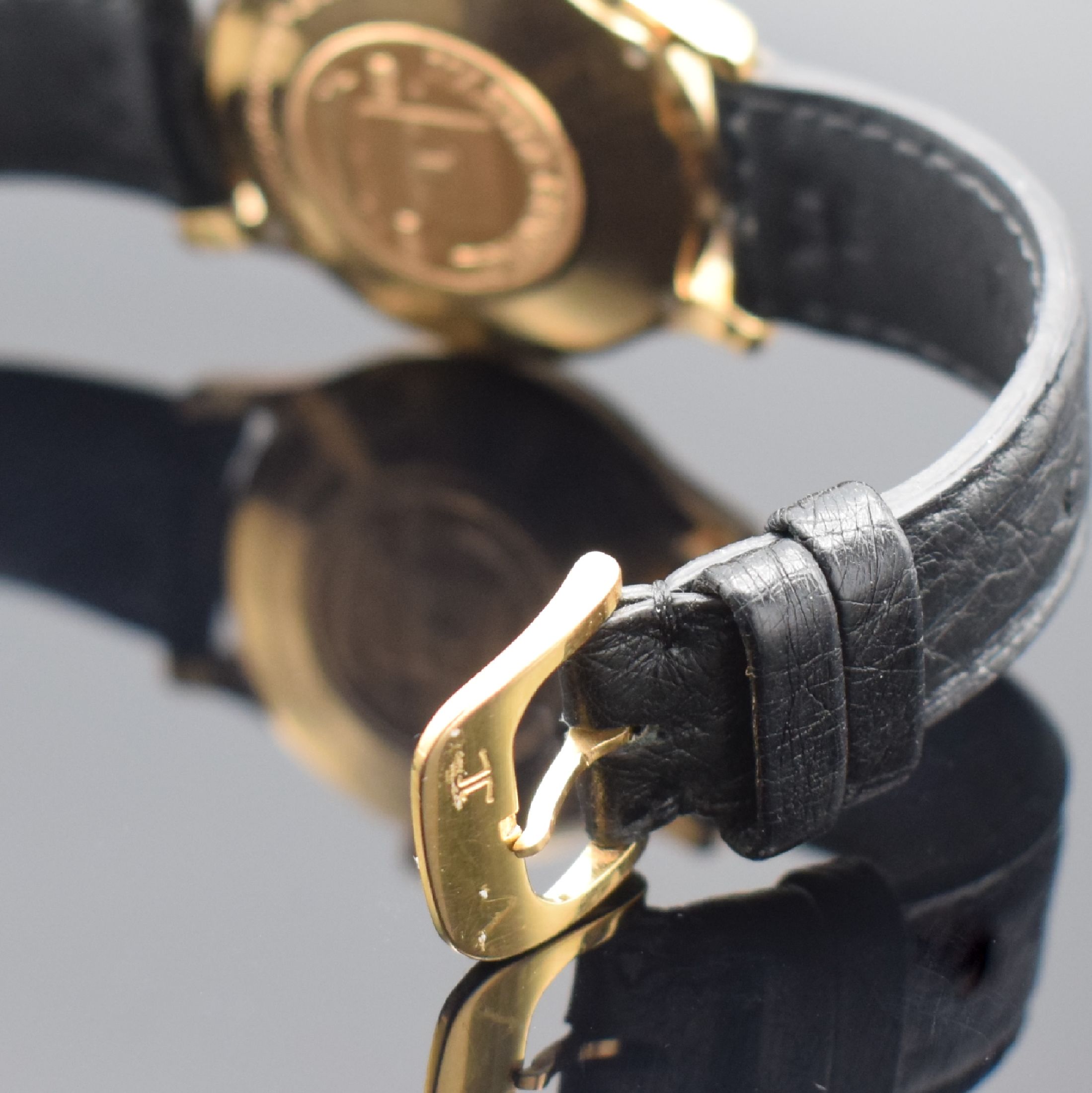 Detail b: Jaeger-LeCoultre Herrenarmbanduhr Master Control 1000 Hours in RG 750/000 Referenz 140.2.89, Schweiz verk. lt. beil. Pap. 01/1994, Automatik, neutr. ...