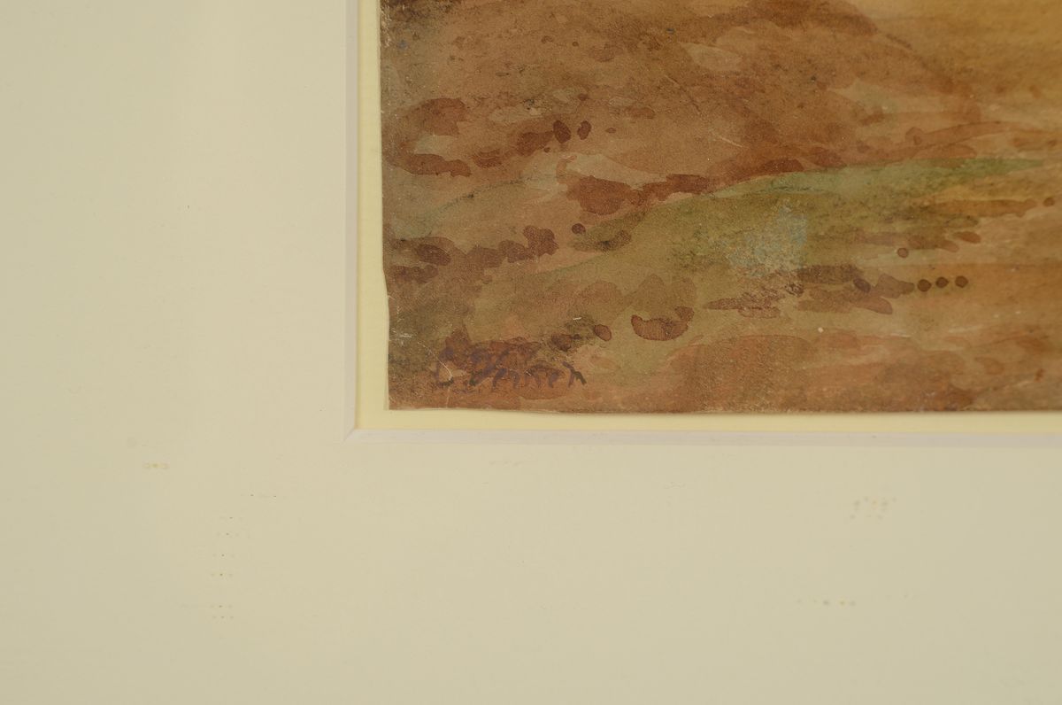 Detail a: Carle Vernet, 1758 - 1836 Frankreich, drei Reiter auf Pferden, im Hintergrund Schlachtengetümmel, Aquarell auf Papier, li. unten signiert, unter ...