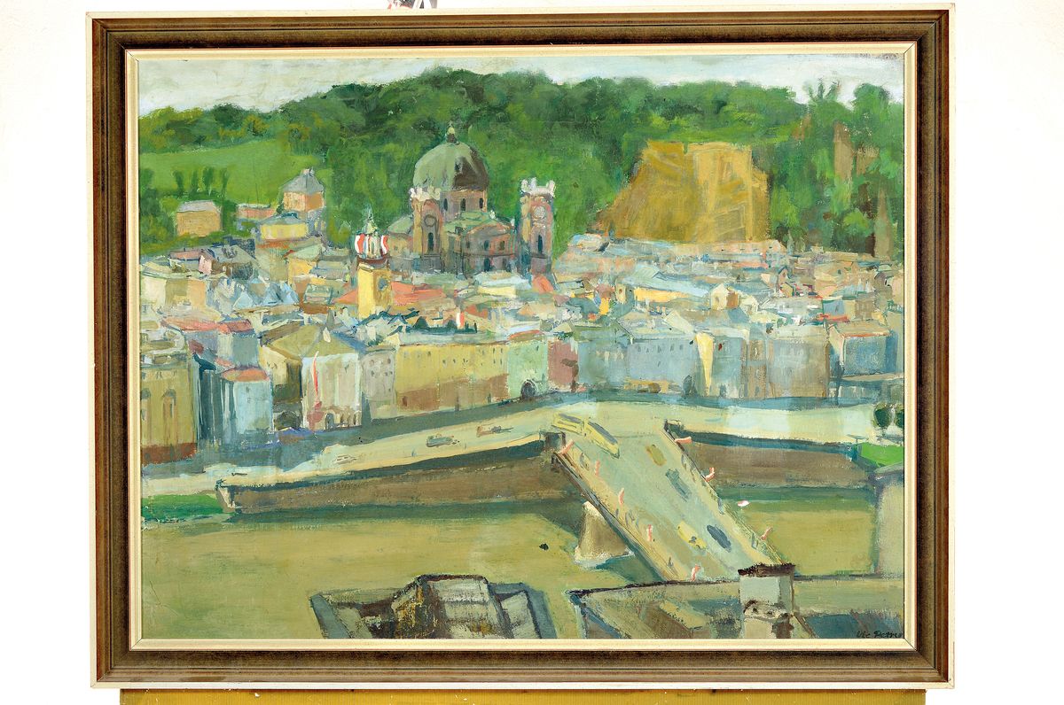 Detail k: Ute Petry, 1925 Ludwigshafen am Rhein-2009, Studium bei Paul Berger-Bergner und Carl Trummer in Mannheim, besuchte in den 1950er Jahren die ...