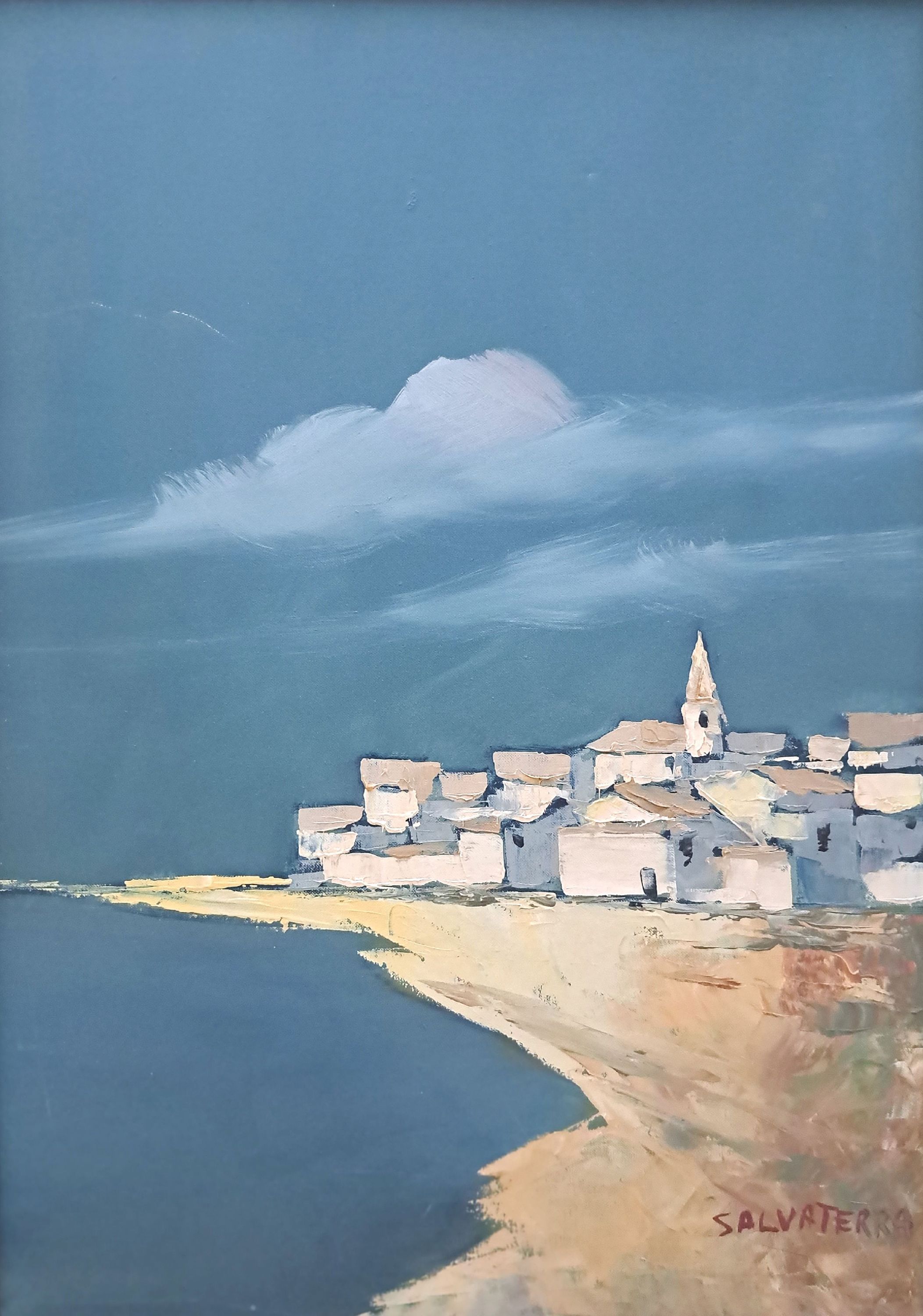 Detail k: Salvaterra, zeitgenössischer Künstler, , Öl/Lwd, sign., R. gesamt ca. 89x69 cm