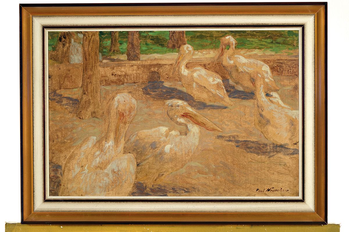 Detail k: Paul Neuenborn, 1866 Stolberg-1913 München, Studium an der Akademie Düsseldorf, Mitglied im Malkasten, Schüler von Friedrich Fehr in München, ...