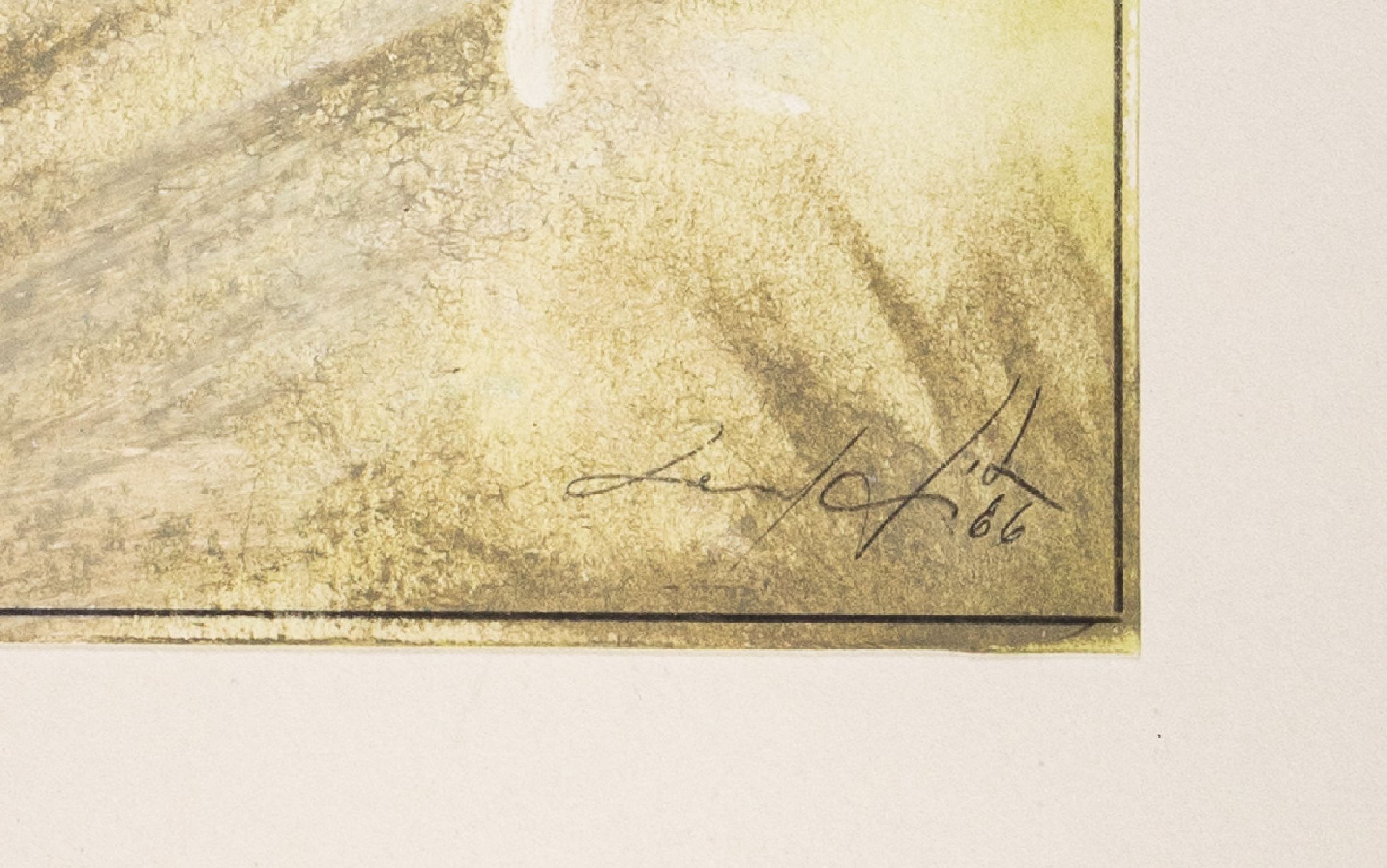Detail a: Gerd Ditz, 1941-2004 Landau, Studium an der freien Akademie Mannheim bei Berger-Bergner und Hans Nagel, lebte und arbeitete seit 1965 in ...
