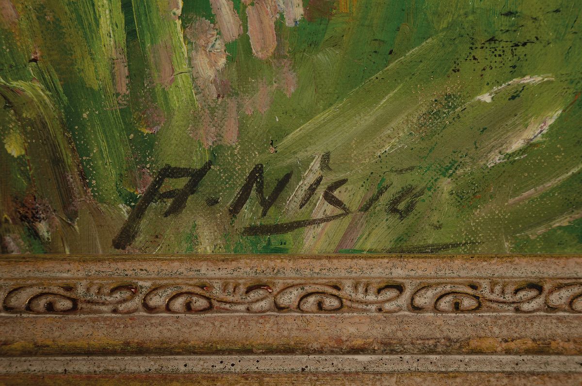 Detail a: Arthur Nisio, 1906-1974, brasilianischer Maler, der von 1938-1947 in Deutschland lebte und Schüler von Max Bergmann war, wurde später in Sao Paolo ...