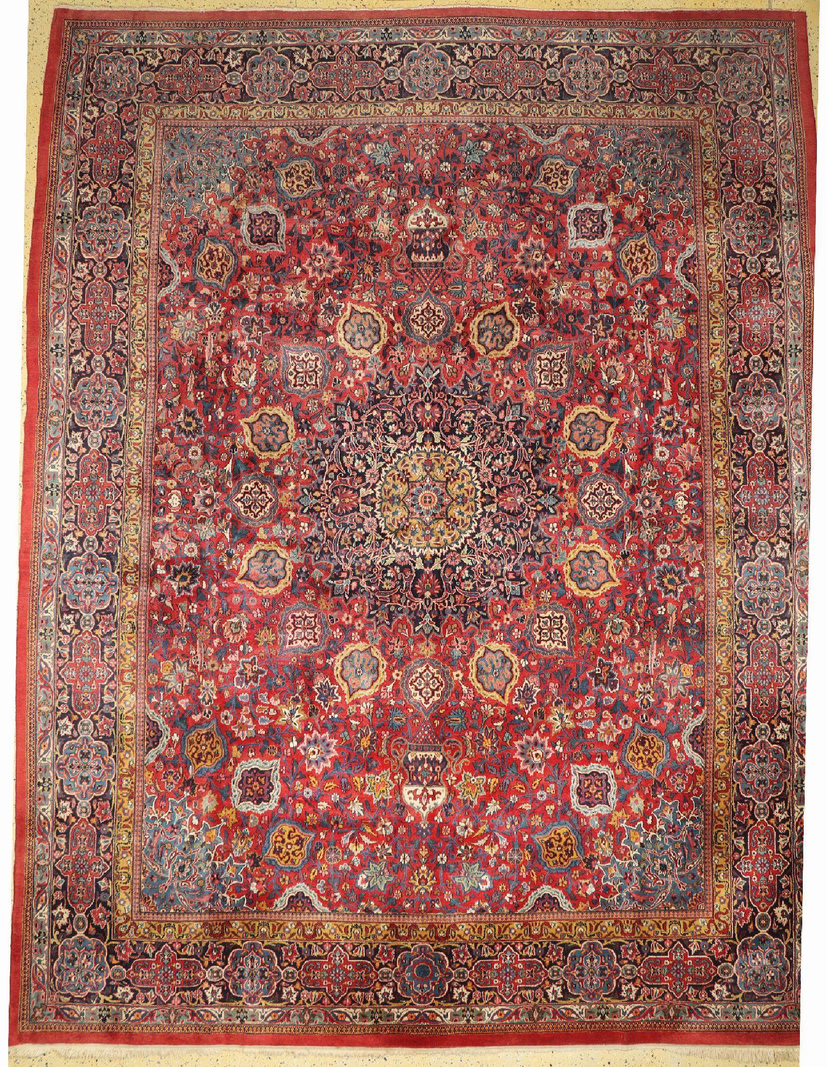 Birdjand fein, Persien, um 1960, Wolle auf Baumwolle, ca. 400 x 307 cm, EHZ: 3