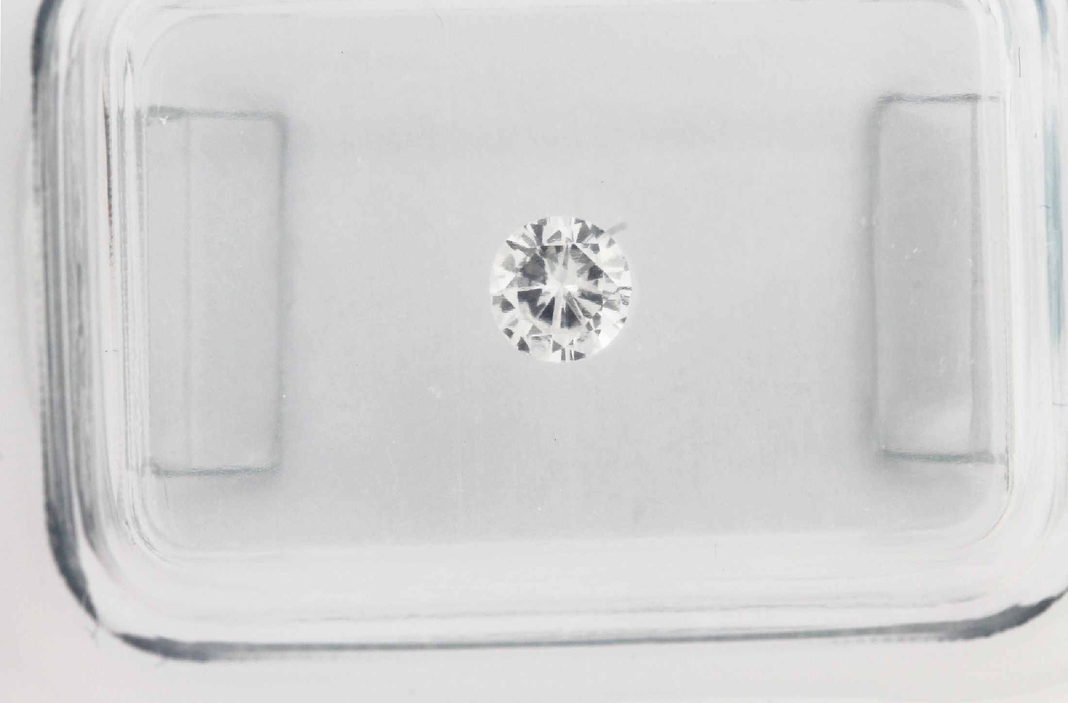 Brillant 0.21 ct hochfeines Weiß D/vvs2, verschweißt, IGI Expertise