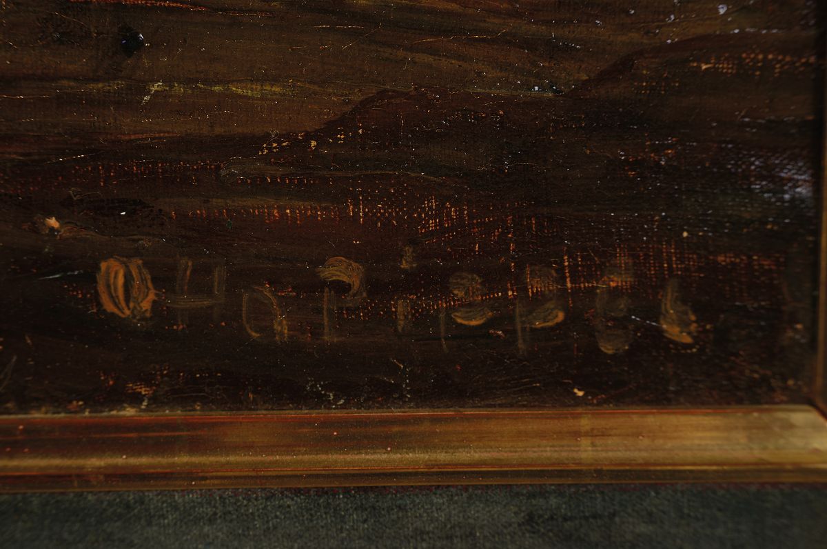 Detail a: Otto Pippel, 1878 Lodzs - 1960 Planegg, einer der bekanntesten Spätimpressionisten Münchens, bekannt für seine Landschafts- und ...