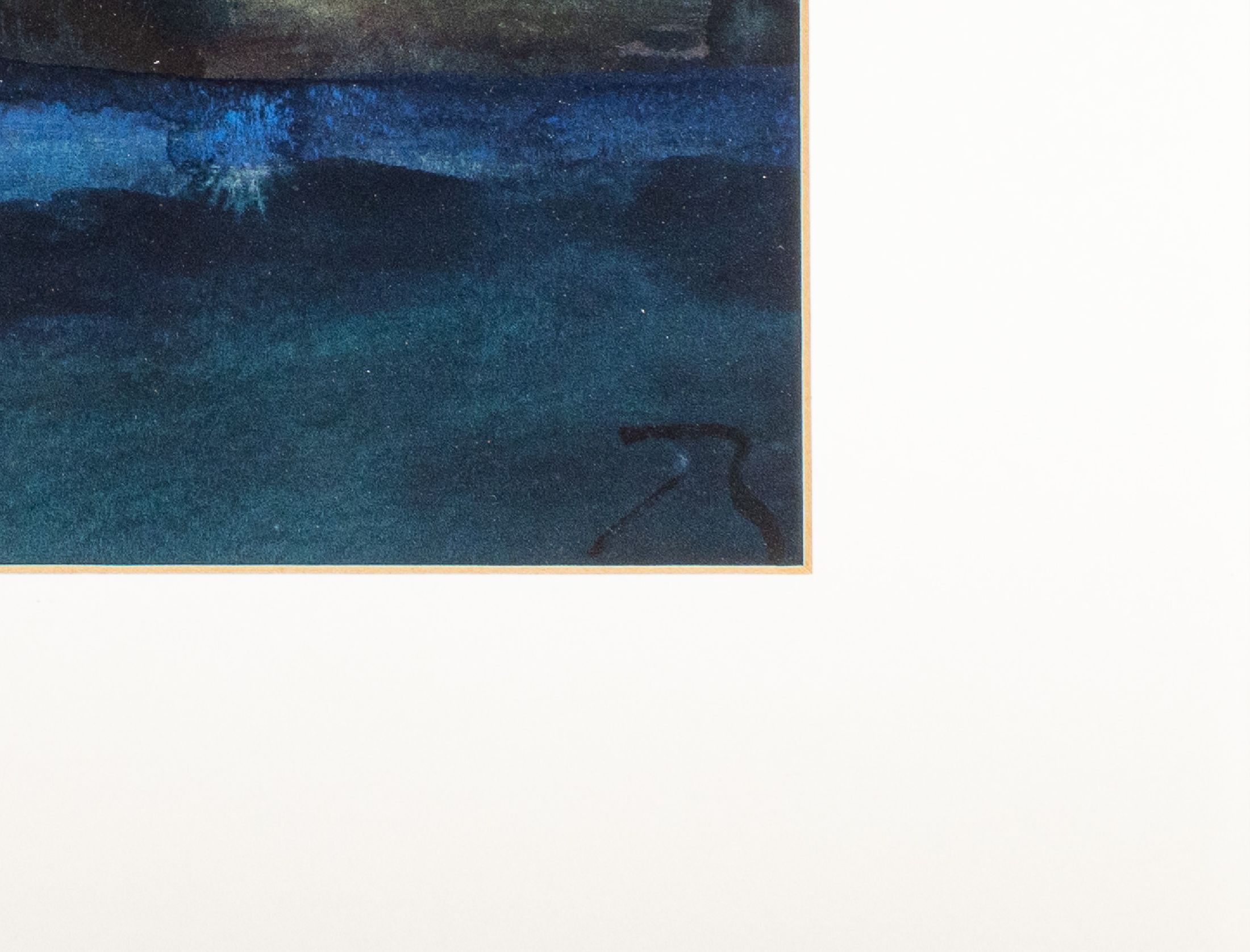 Detail a: Paul Herbert Beck, 1920 Leipzig - 2010 Tegernsee, Aquarell auf Papier, Landschaft mit Bäumen, monogrammiert, Aquarell auf Paper, re. unten ...