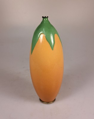 26528741c - Ungewöhnliche Cloisonné-Vase, Japan, nach 1910