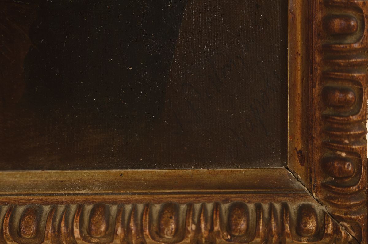 Detail a: Riccardo Pellegrini, 1863 - 1934, italienischer Weintrinker, Öl/Lwd/Pappe, li. u. signiert und bez. Napoli, Reinigung empfohlen, sehr feine Malerei, ...