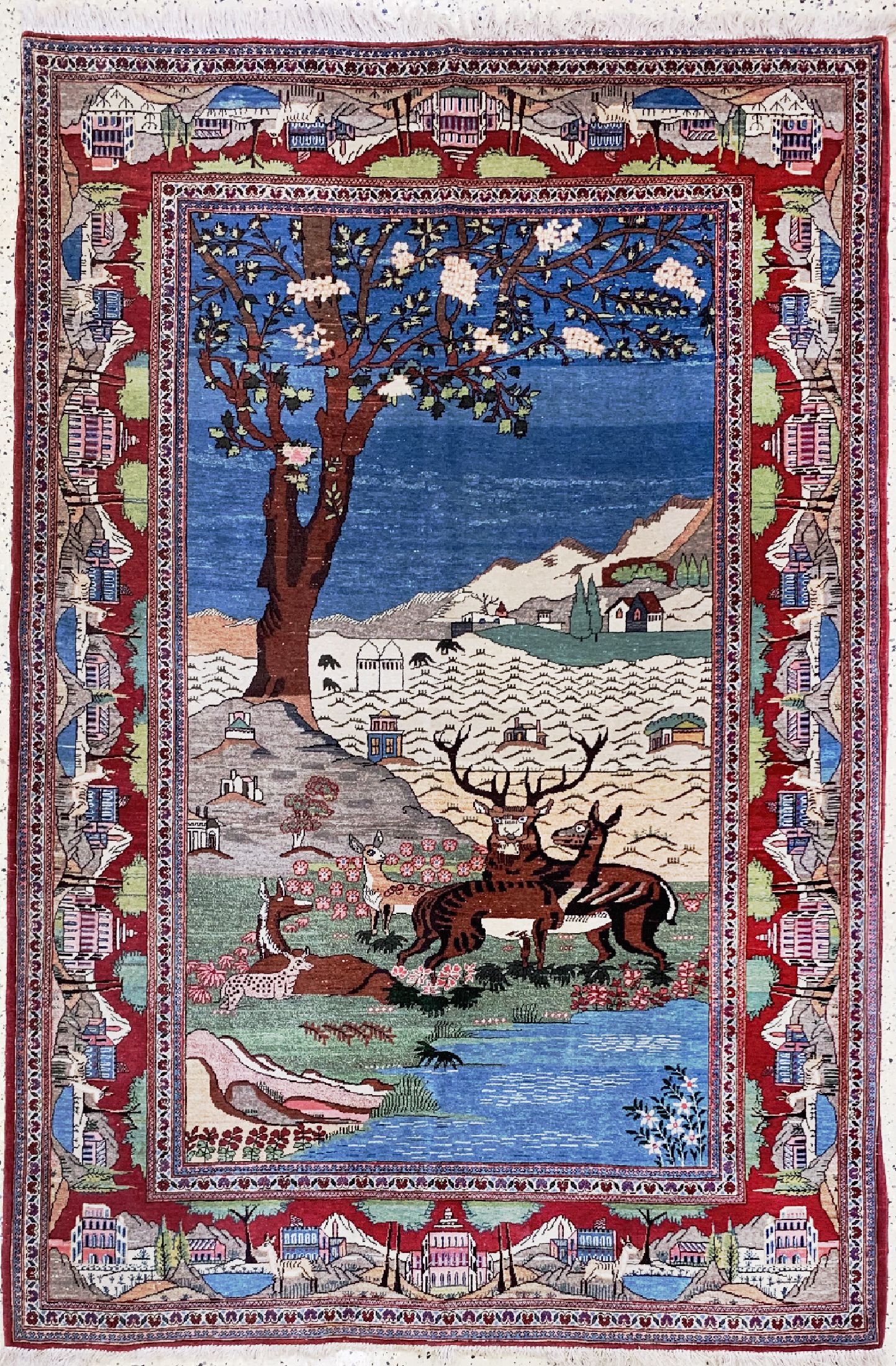 Keschan alt, Persien, um 1930/1940, Wolle auf Baumwolle, ca. 204 x 137 cm, EHZ: 2