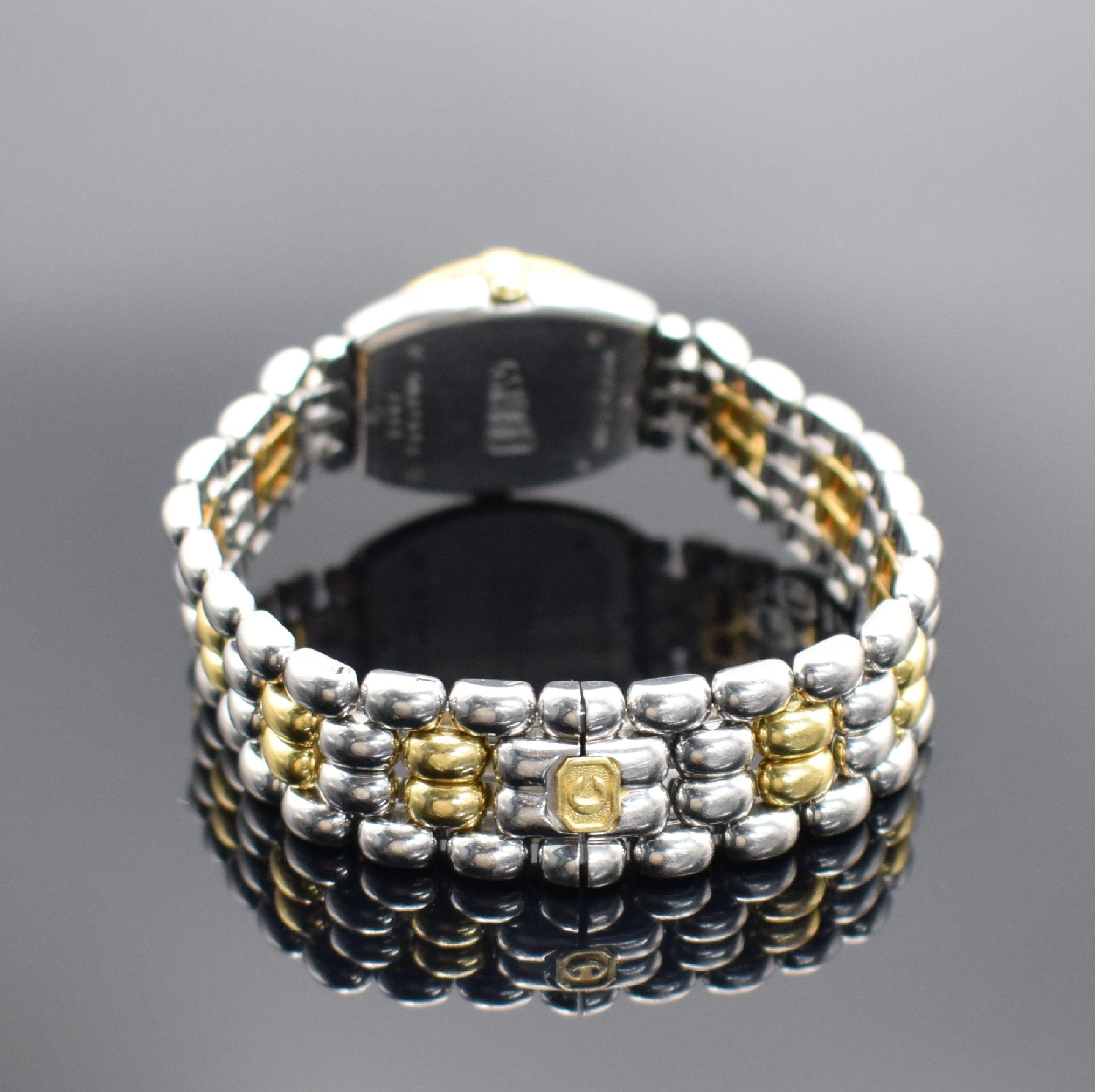 Detail b: CHOPARD Damenarmbanduhr Modellserie Gstaad Referenz 8112, Schweiz um 2000, quarz, Edelstahl/Gold kombiniert inkl. Gliederband m. dopp. Faltschl., ...