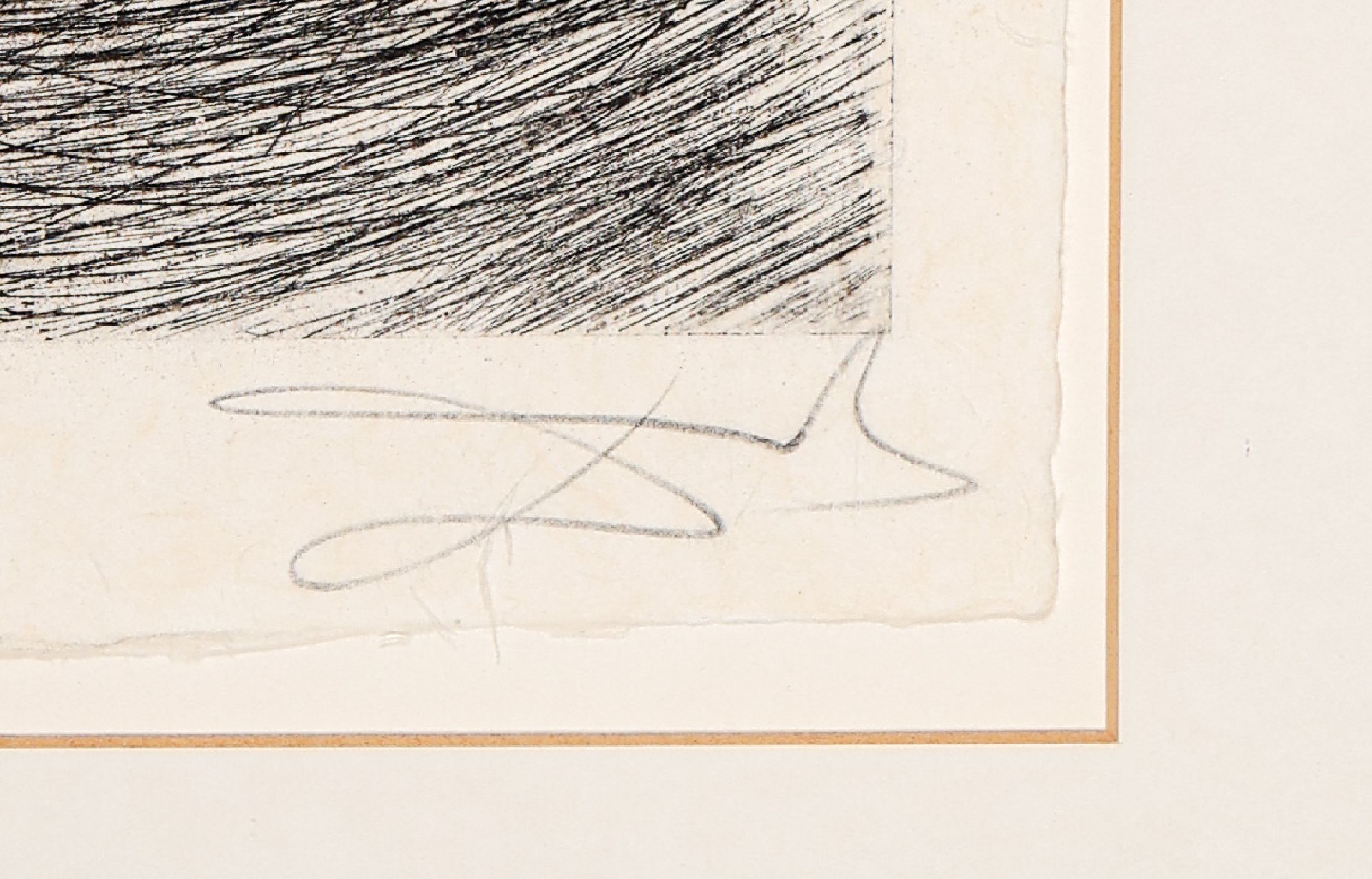 Detail a: Salvador Dali, 1904 - 1989, "Sator" Aquarell über Radierung auf edlem unbeschnit- tenem Japon nacré Papier, golderhöht, Unikatcharakter, ...