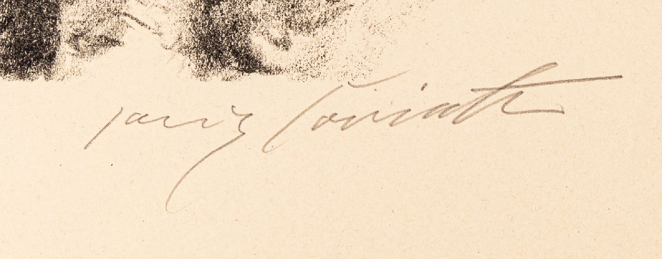 Detail a: Lovis Corinth, 1858 - 1925, Lithographie, handsign., Auflage: nur 40 Exemplare, Aus der Suite "Martin Luther", Aus 1920/21, Druck der ...