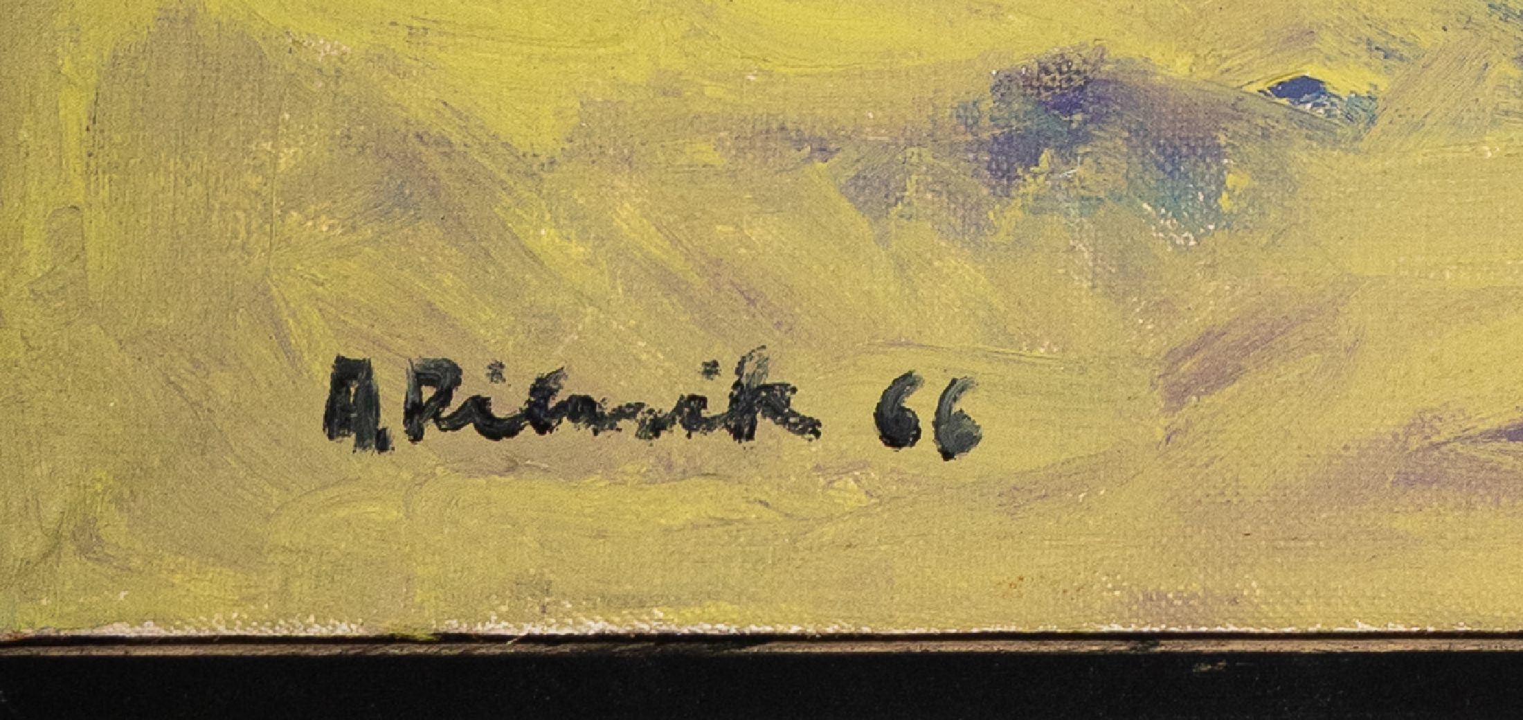 Detail a: Annalise Pilasik, 1903 - 1989, Blumenstillleben, Öl/Lwd, signiert und dat. (19)66, ca. 70x 55 cm