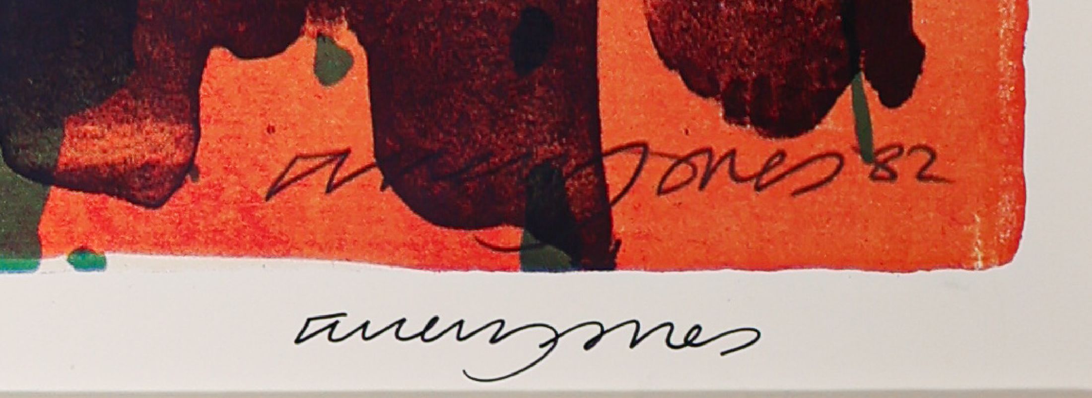 Detail a: Allen Jones, geb. 1937, Offsetdruck auf festem Karton, handsign., nur wenige handsignierte Exemplare, Herausgeber:Galerie Kammer, aus dem Jahre 1983, ...