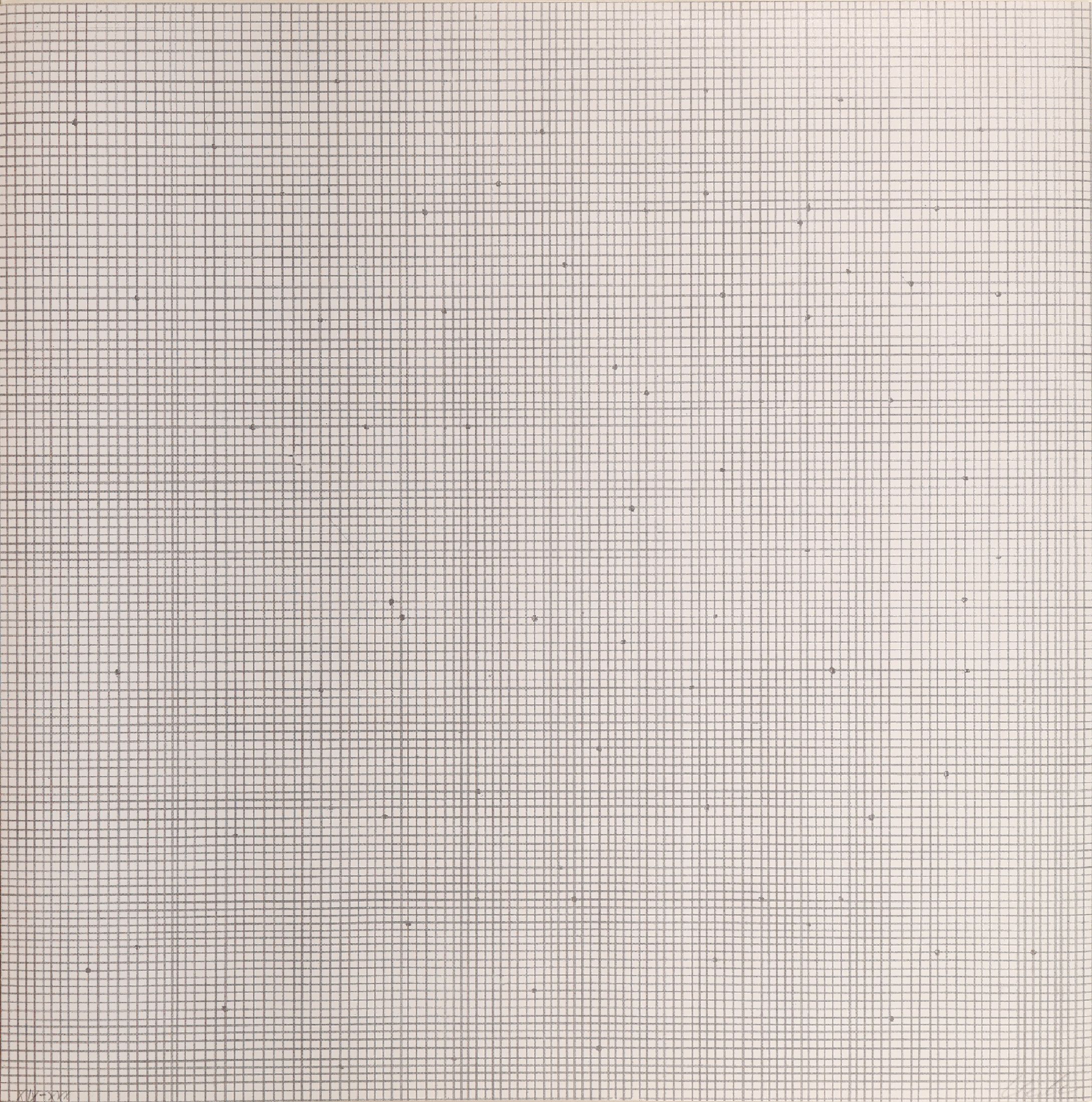 Günther Uecker, geb. 1930, Offsetlitho auf Karton, unten re. handsigniert, u. li. röm. num. 19/30, Blattgr. 35.5 x 35.5cm, aus 1970, WVZ Dombrowe L ...