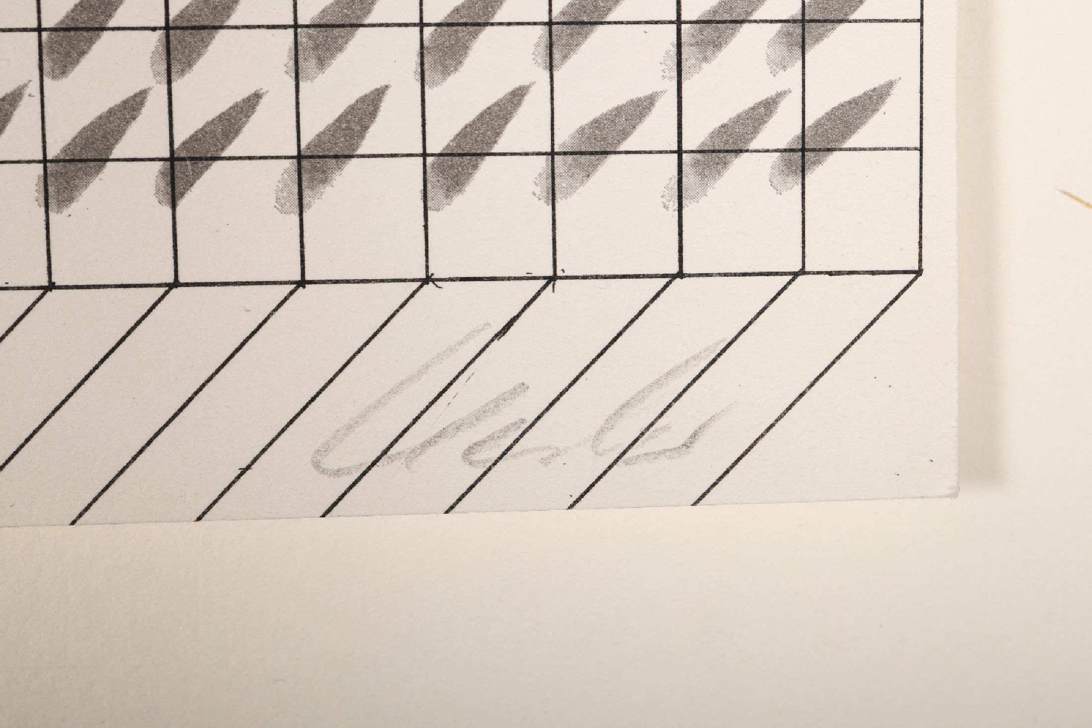 Detail a: Günther Uecker, geb. 1930, Radierung u. Steinlitho auf dickem Büttenpapier, unten re. handsigniert, u. li. röm. num. 19/30, Blattgr. 35.5 x 35.5 ...