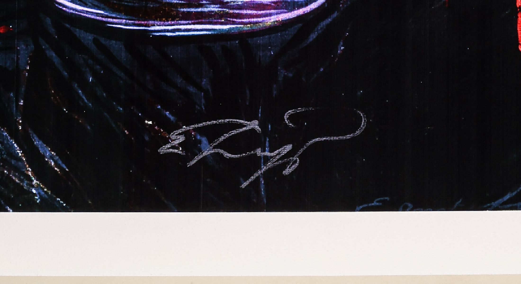 Detail a: Ernst Fuchs, 1930 - 2015, "Großes blaues Blumenbouquet", handsigniert, num. 264/300, aus 2012, ca. 90x61 cm