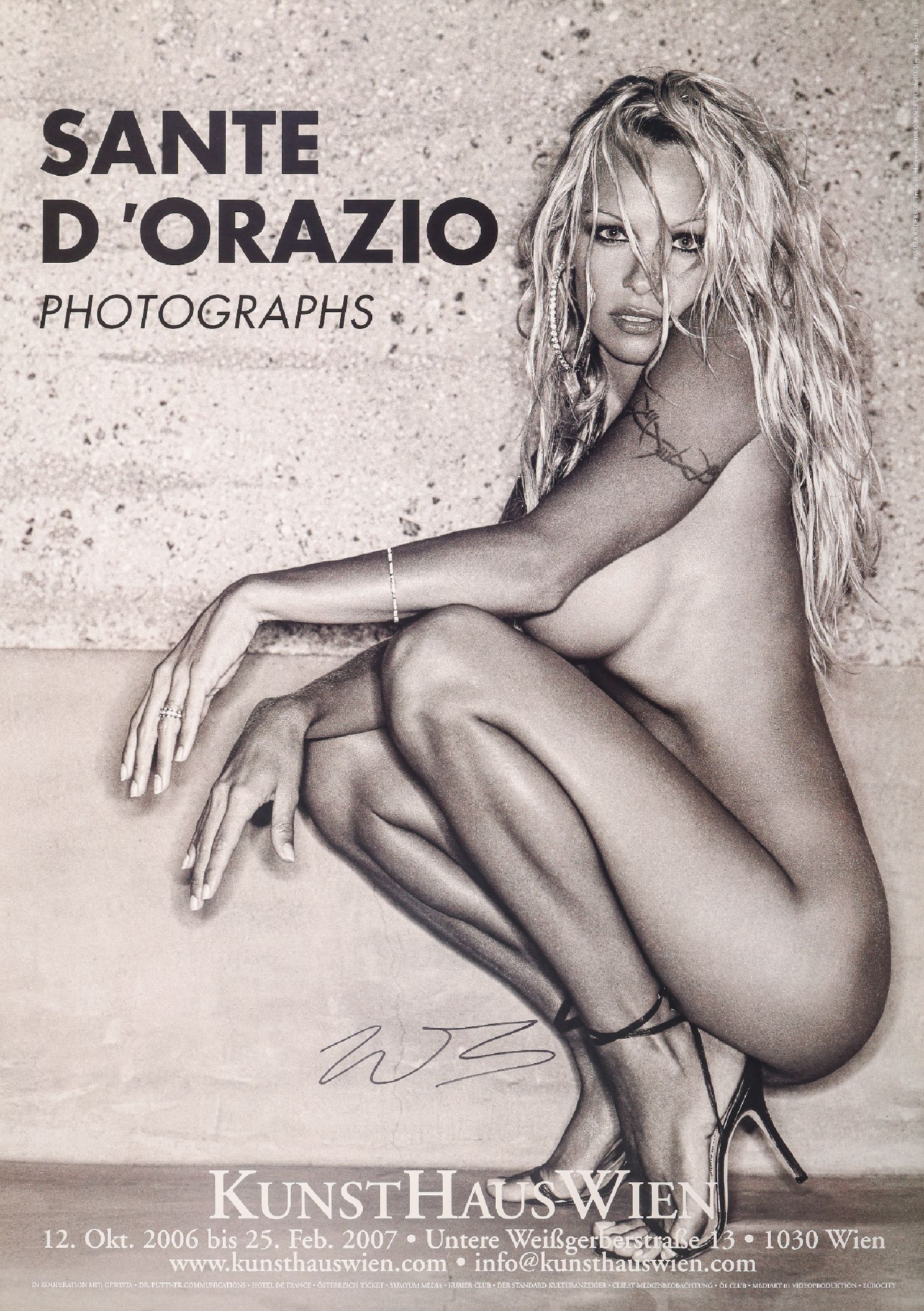 Sante d`Òrazio geb. 1956, Offsetlitho auf Karton, handsigniert, aus 2006, nur wenig handsignierte Exemplare, ca. 84x59,5 cm