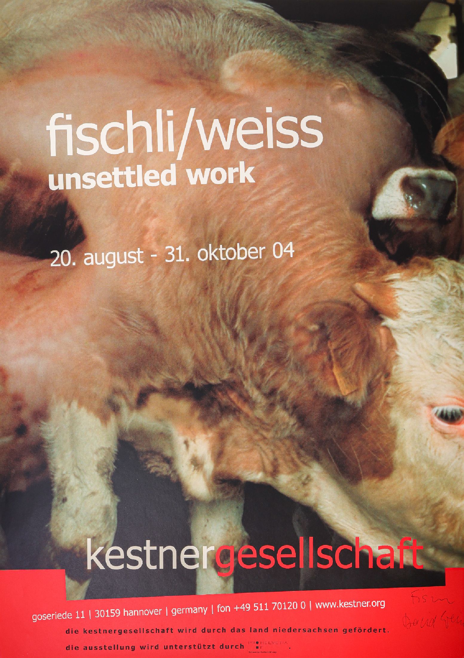 Peter Fischli geb. 1952 und David Weiss 1946 - 2012, Offsetlitho auf Papier, handsigniert , aus 2004, nur wenig handsignierte Exemplare, ca. 84x59,5 ...