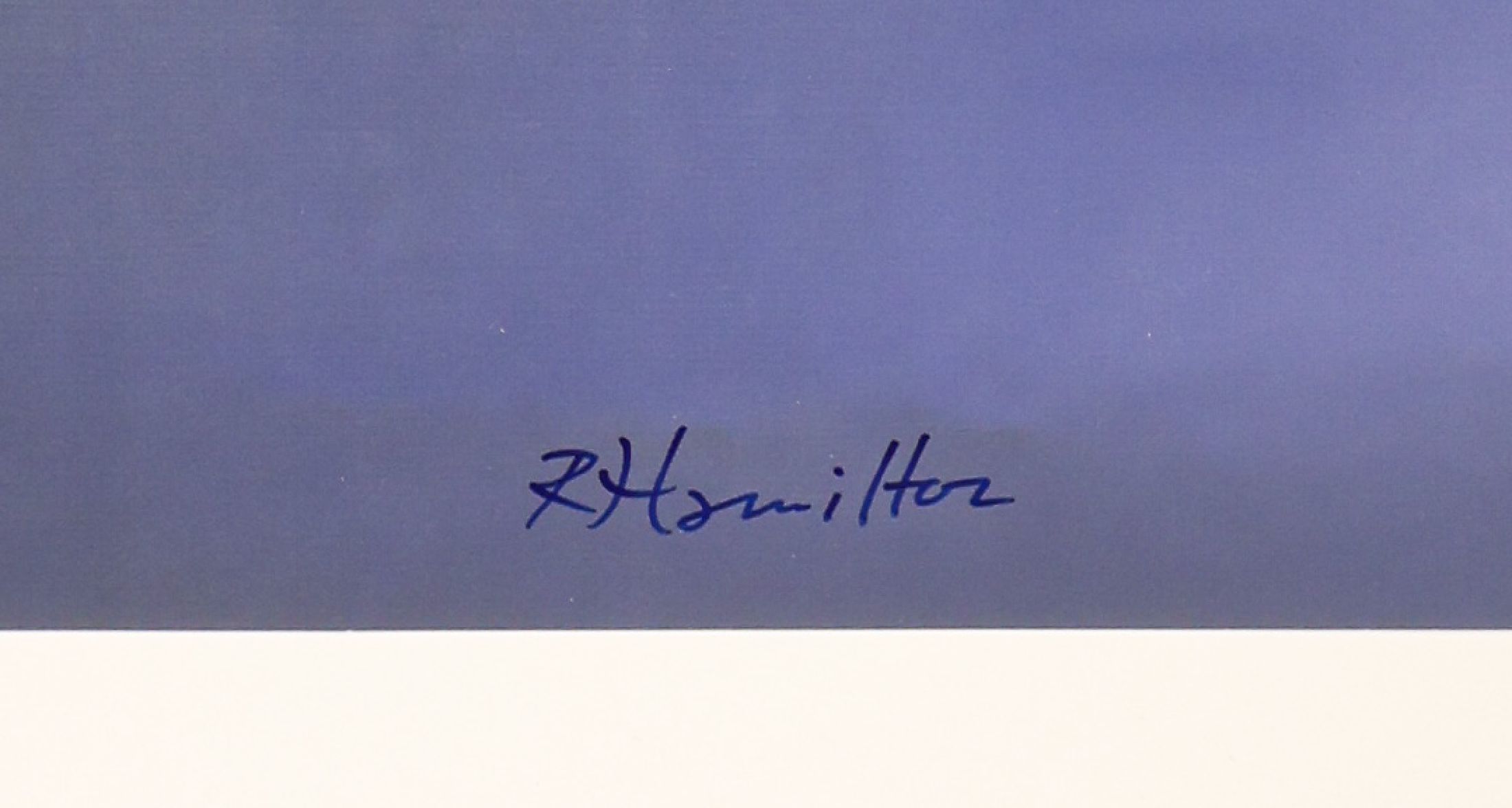 Detail a: Richard Hamilton, 1922 - 2011, Offsetlitho auf Papier, handsigniert, aus 1998, nur wenig handsignierte Exemplare, ca. 84x59,5 cm