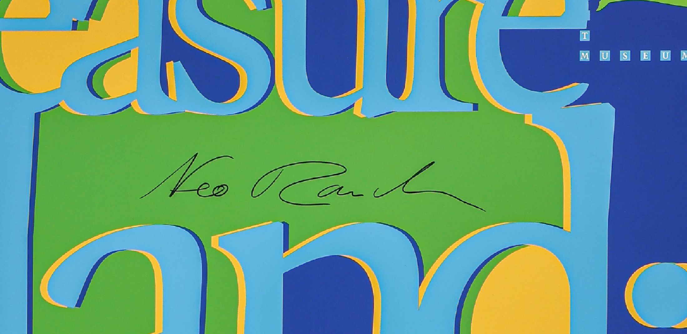 Detail a: Neo Rauch, geb. 1960, Offsetlitho auf Papier, handsigniert, aus 2004, nur wenig handsignierte Exemplare, ca. 84x59,5 cm
