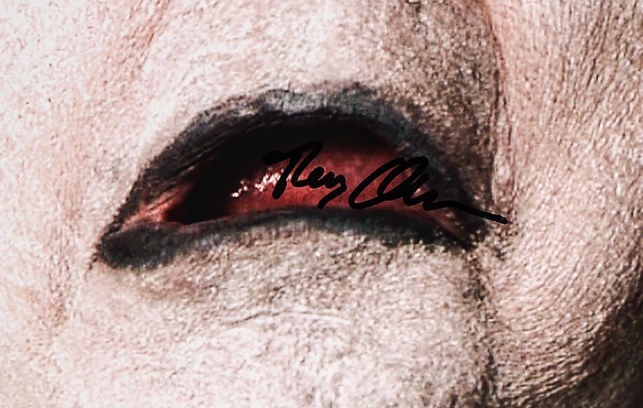 Detail a: Tony Oursler, geb. 1957, Offsetlitho, handsign., nur wenige handsignierte Exemplare, ca. 84x59,5 cm