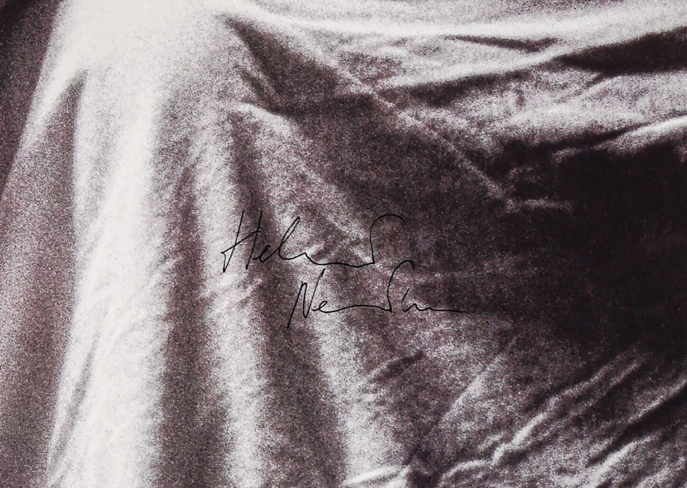 Detail a: Helmut Newton, 1920 -2004, Offsetlitho aus Papier, "Nude", handsign., aus 1998, nur wenige handsignierte Exemplare, ca. 84x59,5 cm