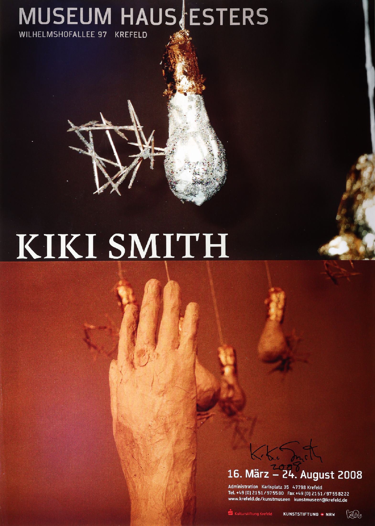 Kiki Smith, geb 1954, Offsetlitho, handsigniert, aus 2008, nur wenige handsignierte Exemplare, ca. 84x59,5 cm