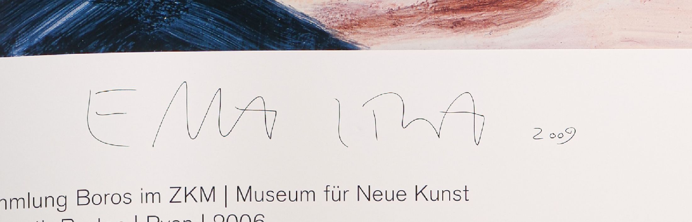 Detail a: Elisabeth Peyton, geb. 1965, Offsetlitho auf Papier aus 2006, nur wenige handsignierte Exemplare, ca. 84x59,5 cm