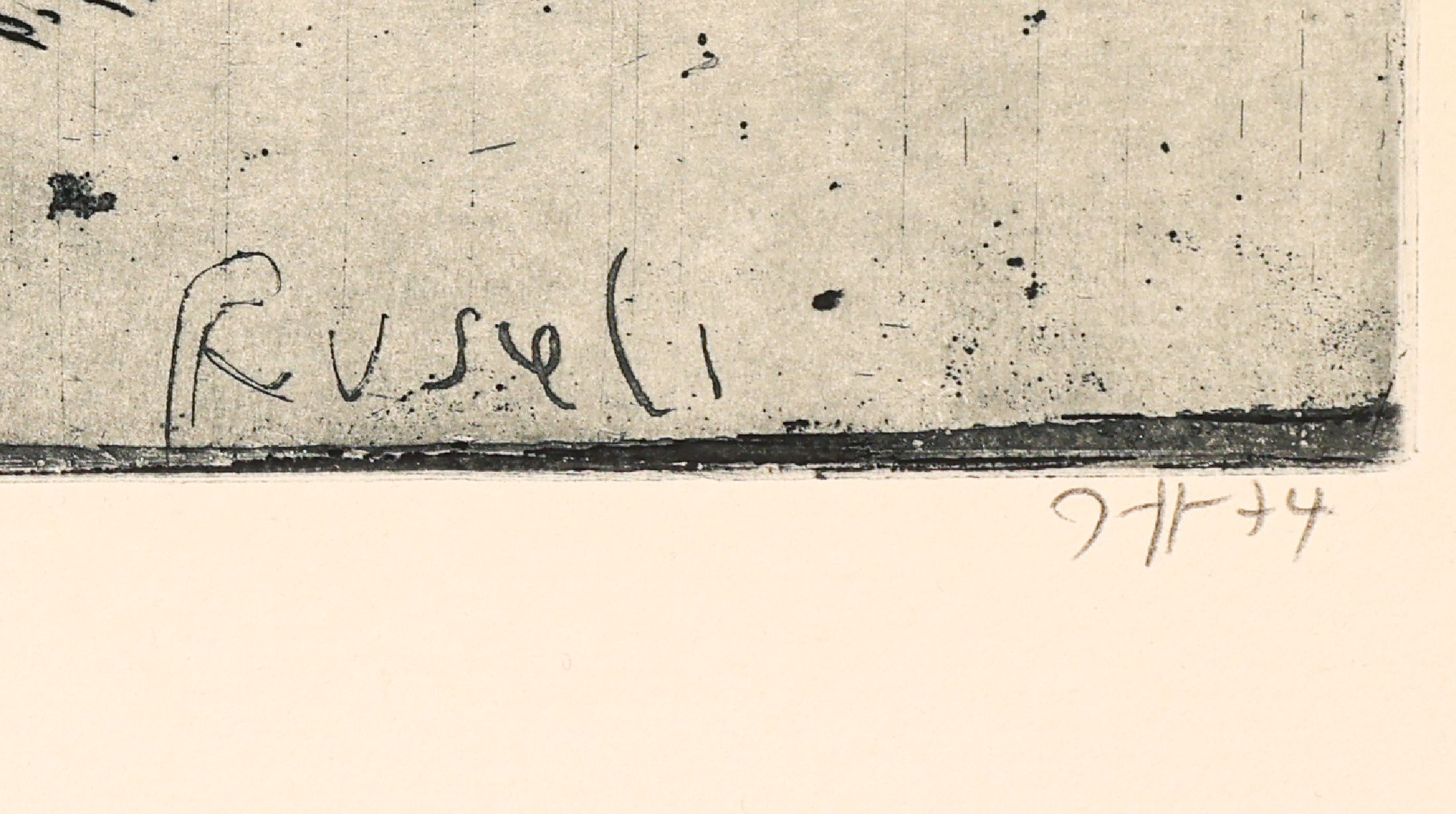 Detail b: Horst Janssen, 1929 - 1995, Erotik Radierung, handsign., num. 15/30, aus dem Radierzyklus "Der Alp-Variationen zu Heinrich Füssli", aus ...