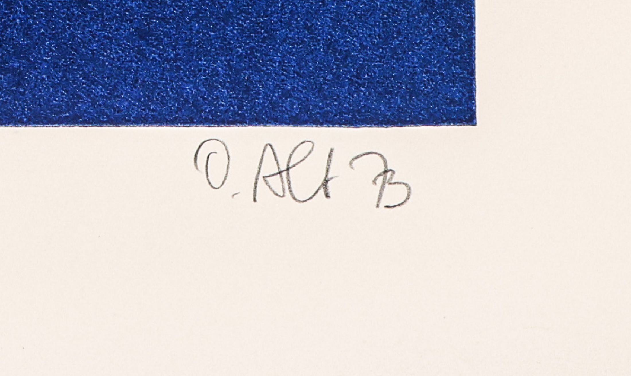 Detail a: Otmar Alt, geb. 1940, zwei Farbsiebdrucke auf Papier, handsigniert, dat. 73 und num. 105/120, Prägestempel der Schmücking, Blattmaß: 39 x 33 cm