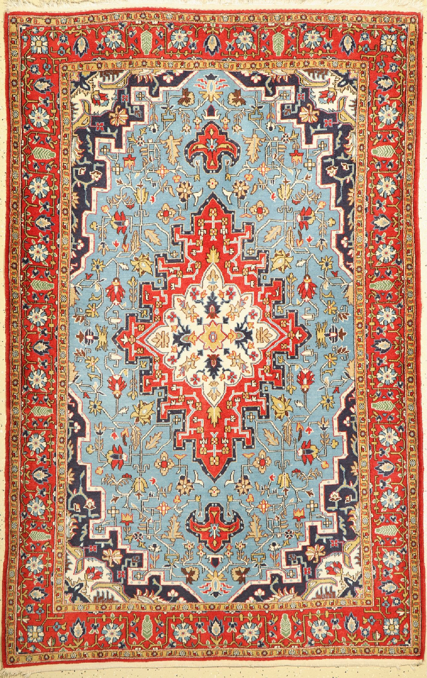 Ghom alt, Persien, um 1960, Wolle auf Baumwolle, ca. 210 x 137 cm, EHZ: 1-2