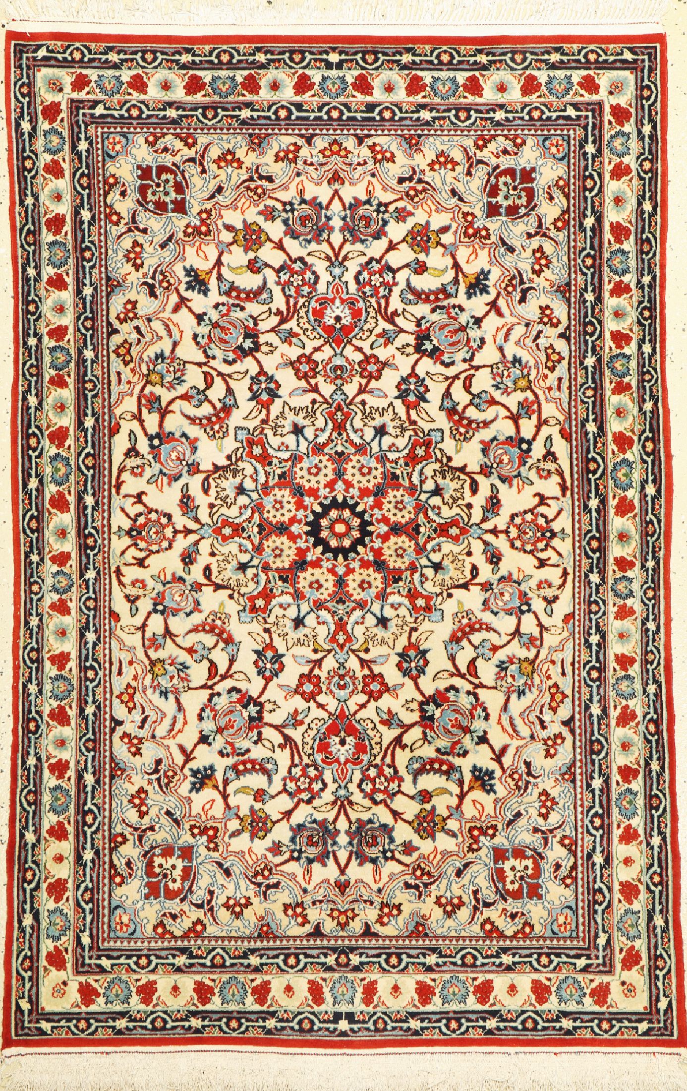 Esfahan alt, Persien, um 1950, Wolle auf Baumwolle, ca. 157 x 102 cm, EHZ: 1-2