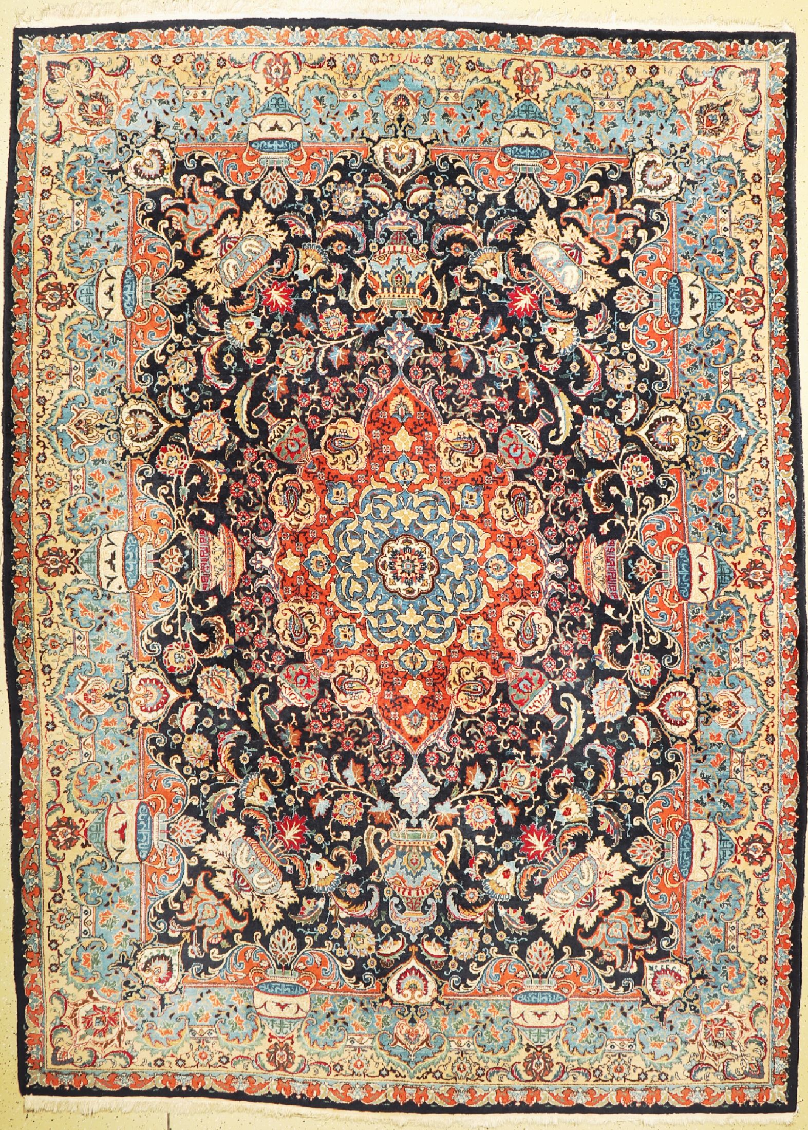 Kaschmar alt, Persien, um 1950, Wolle auf Baumwolle, ca. 350 x 255 cm, EHZ: 2