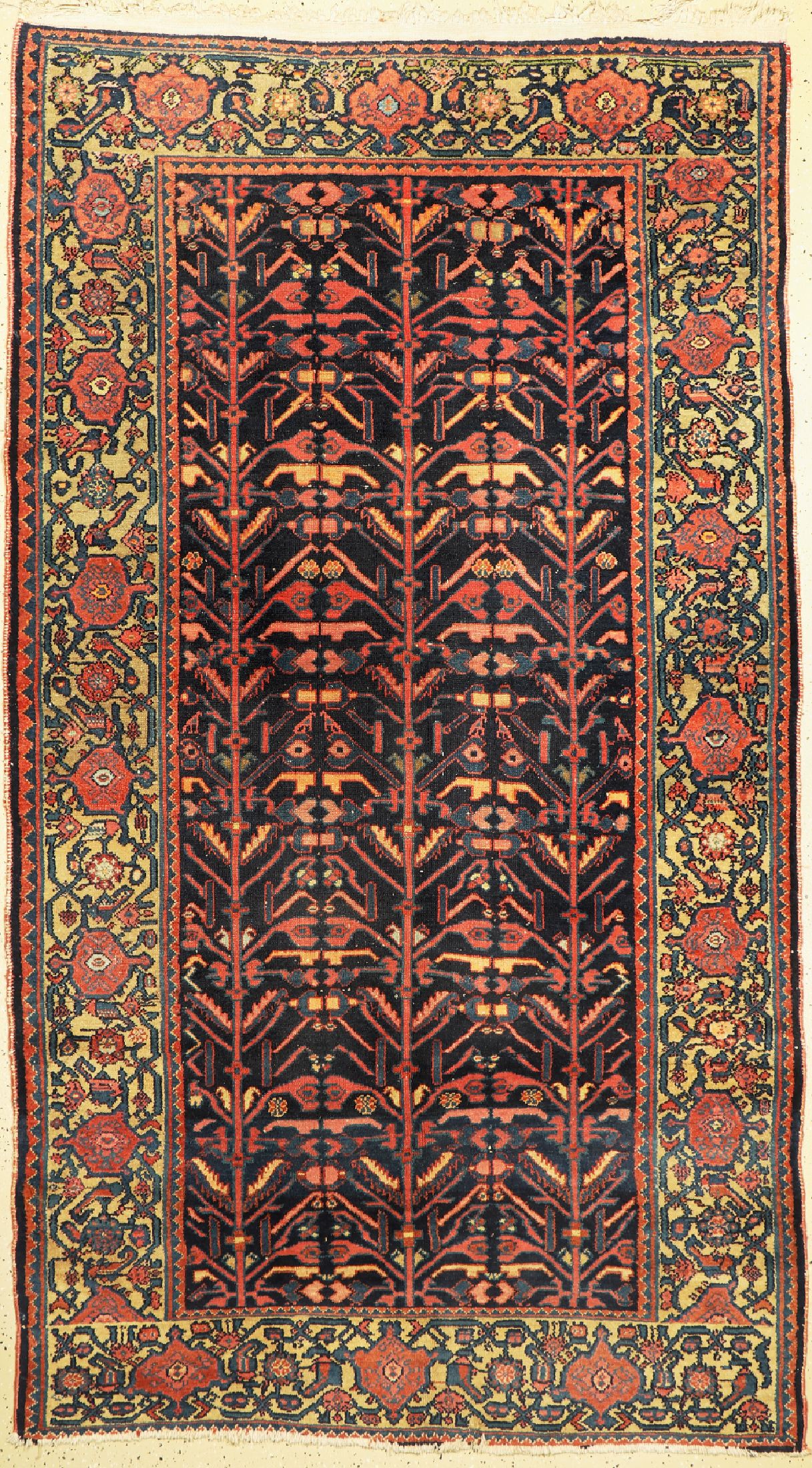 Hamadan alt, Persien, um 1940, Wolle auf Baumwolle, ca. 265 x 150 cm, EHZ: 3