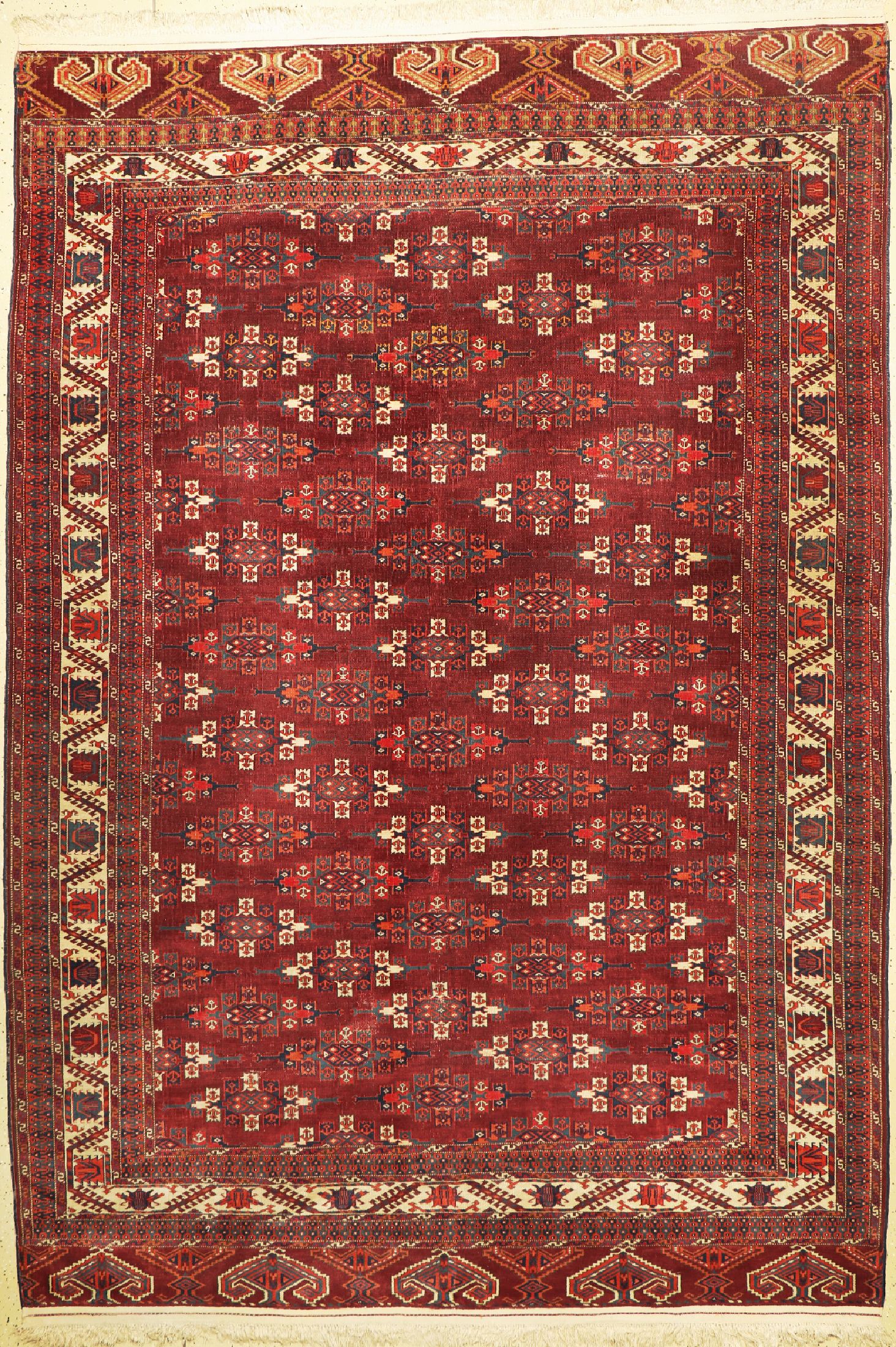 Yomud alt, Turkmenistan, um 1940, Wolle aufBaumwolle, ca. 345 x 232 cm, EHZ: 3