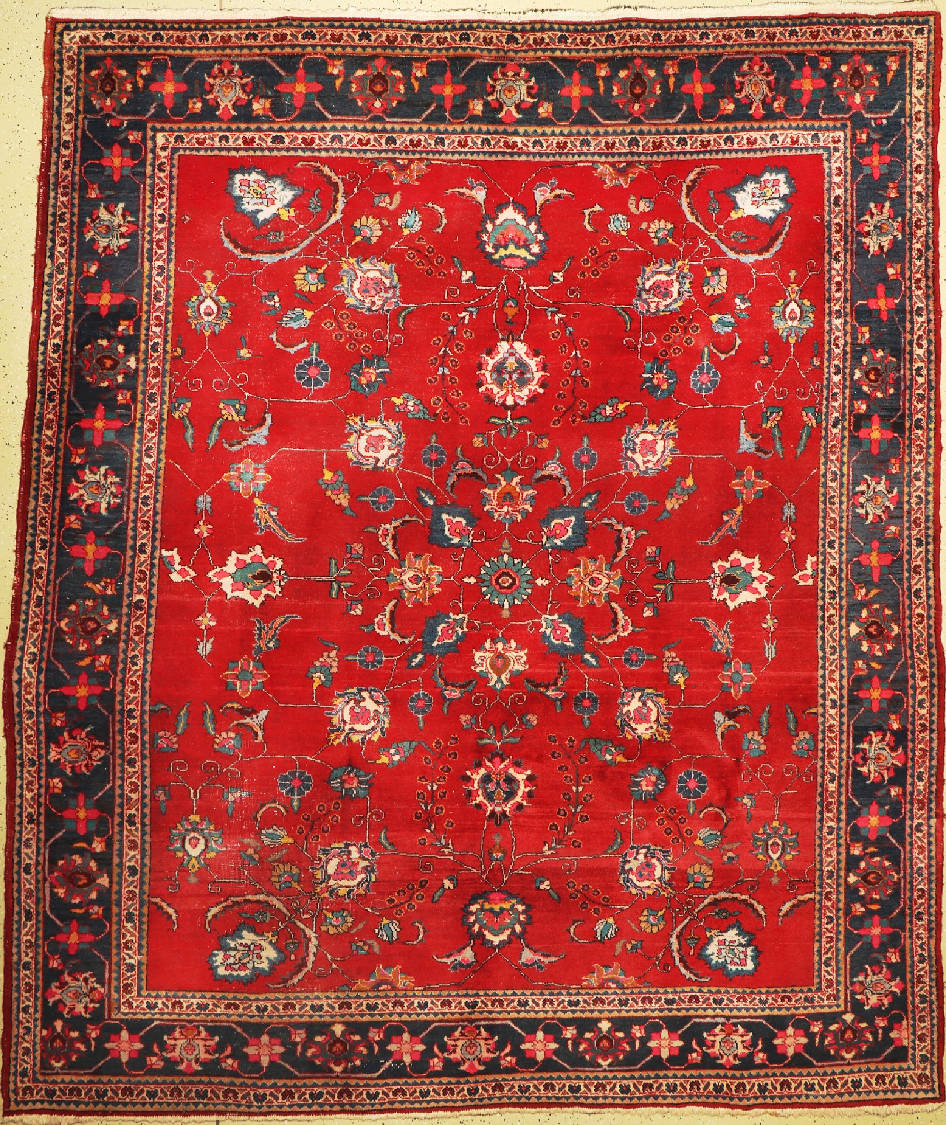 Sarogh alt, Persien, um 1960, Wolle auf Baumwolle, ca. 303 x 262 cm, EHZ: 3
