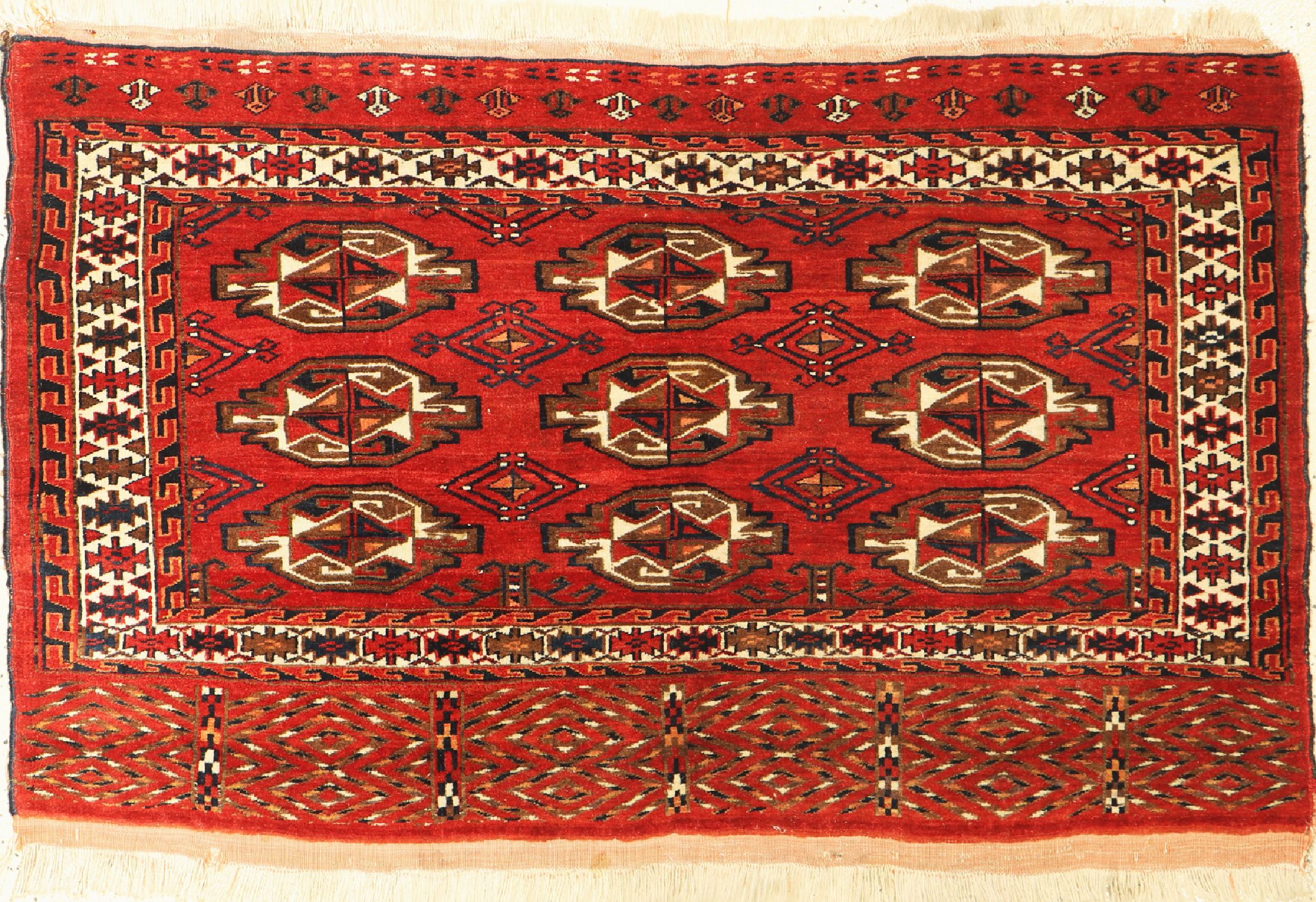 Tschowal antik, Turkmenistan, um 1900, Wolle auf Wolle, ca. 125 x 80 cm, EHZ: 2