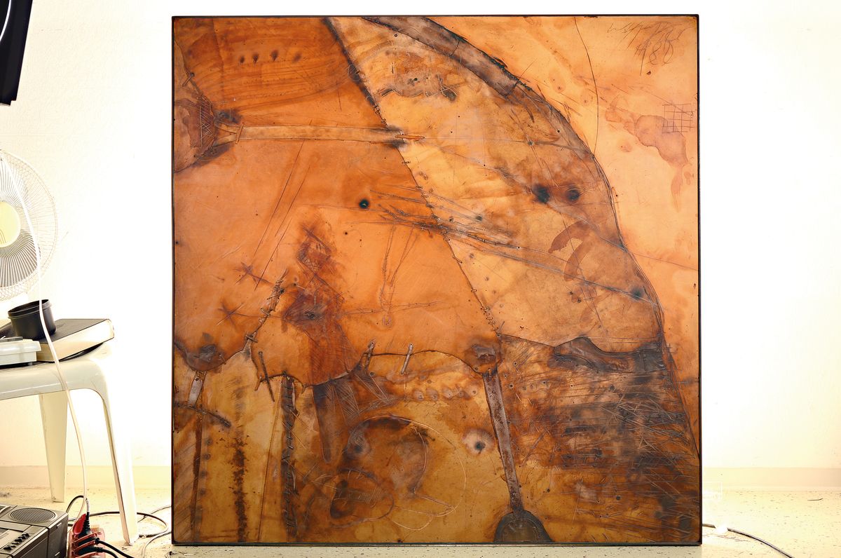 Detail k: Wolfgang Bier 1943 Mährisch Trübau-1998 Schwäbisch Hall, Studium an der Akademie Stuttgart und an der Hochschule für Bildende Künste Berlin, ...