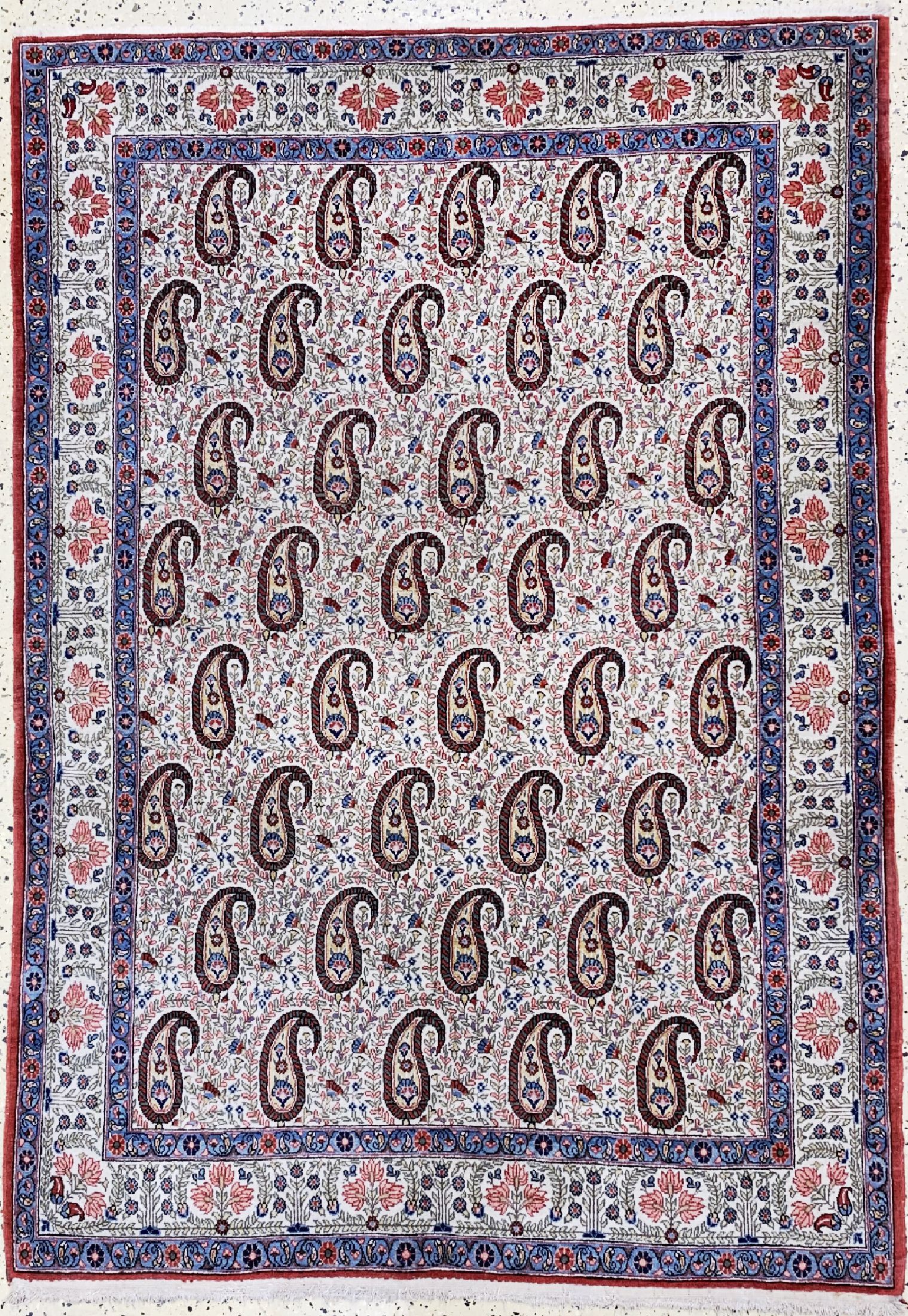 Ghom alt, Persien, um 1930, Wolle auf Baumwolle, ca. 200 x 141 cm, EHZ: 1-2
