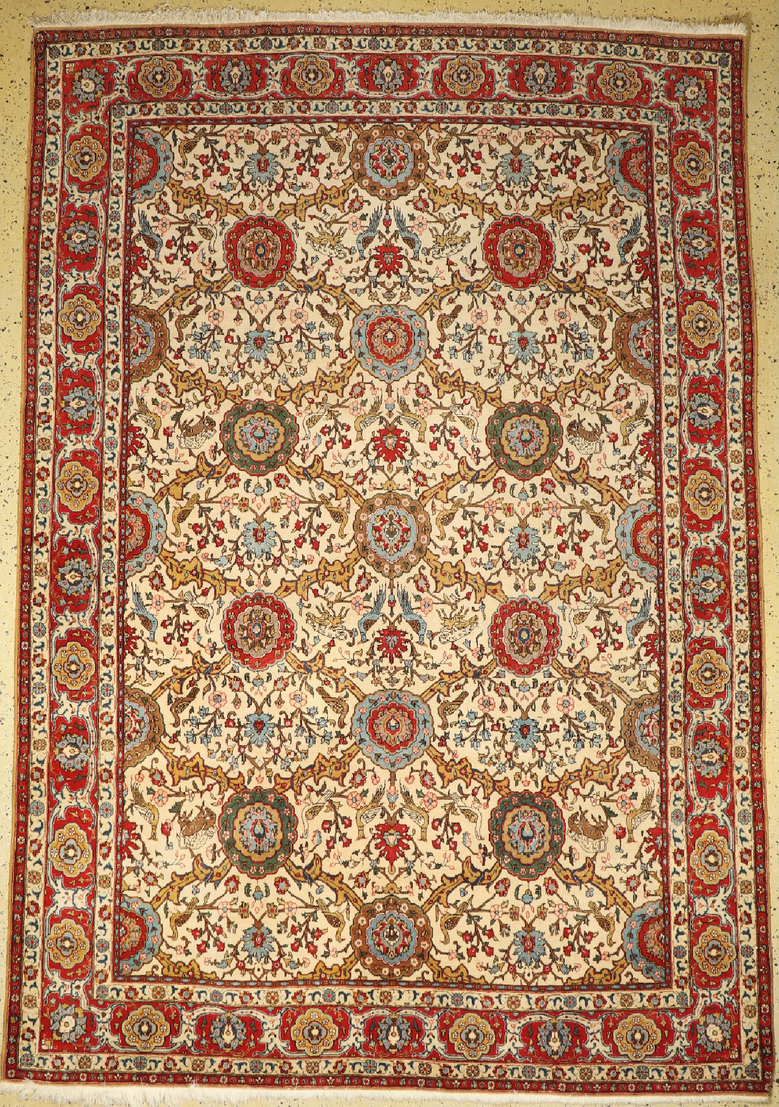 Ghom alt, Persien, um 1950, Wolle auf Baumwolle, ca. 330 x 230 cm, EHZ: 3