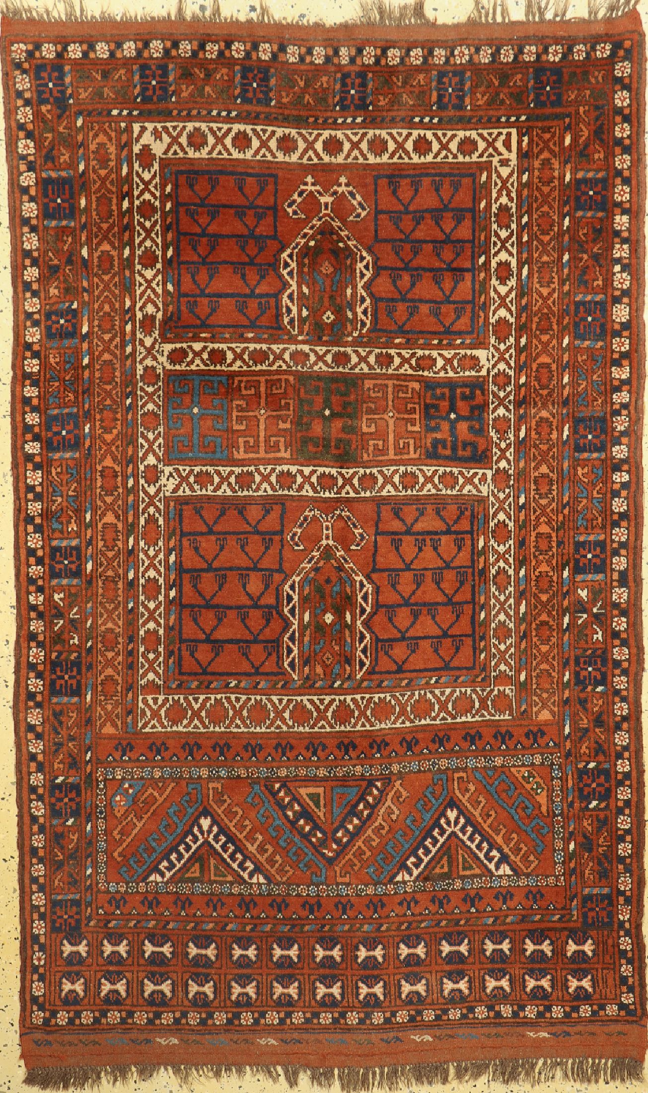 Ersari Engsi, Afghanistan, um 1930, Wolle auf Wolle, ca. 210 x 130 cm, EHZ: 2
