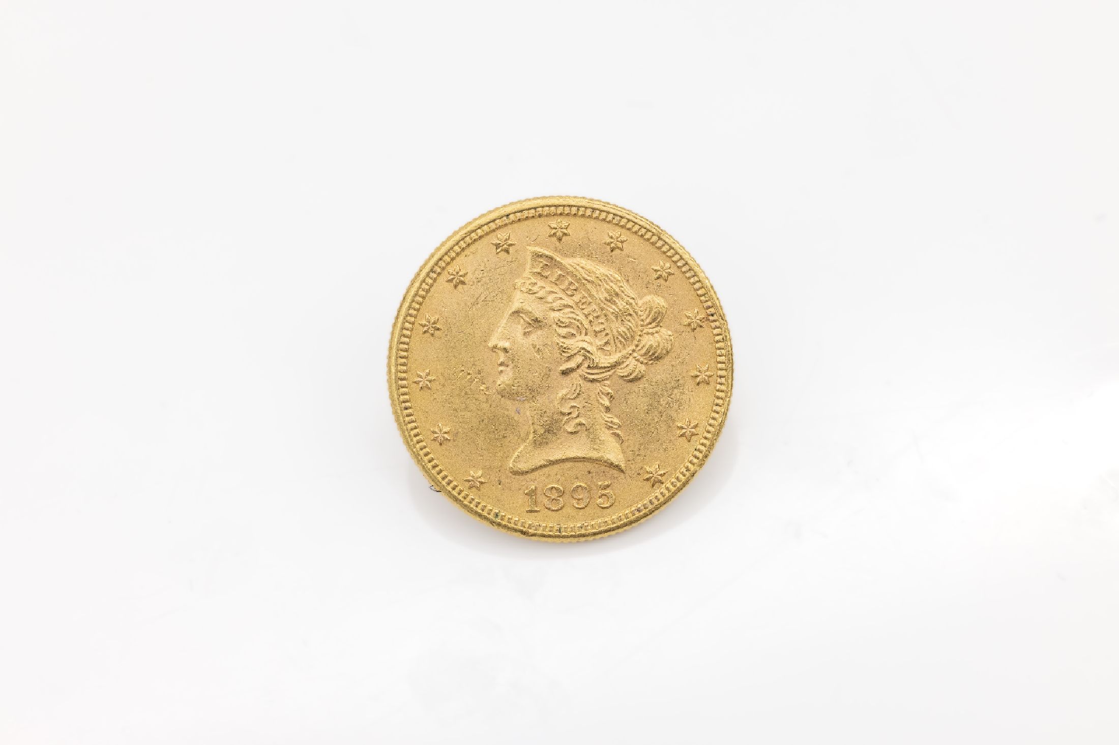 10 Dollar Gold Münze, Lady Liberty, 1895, Vereinigte Staaten