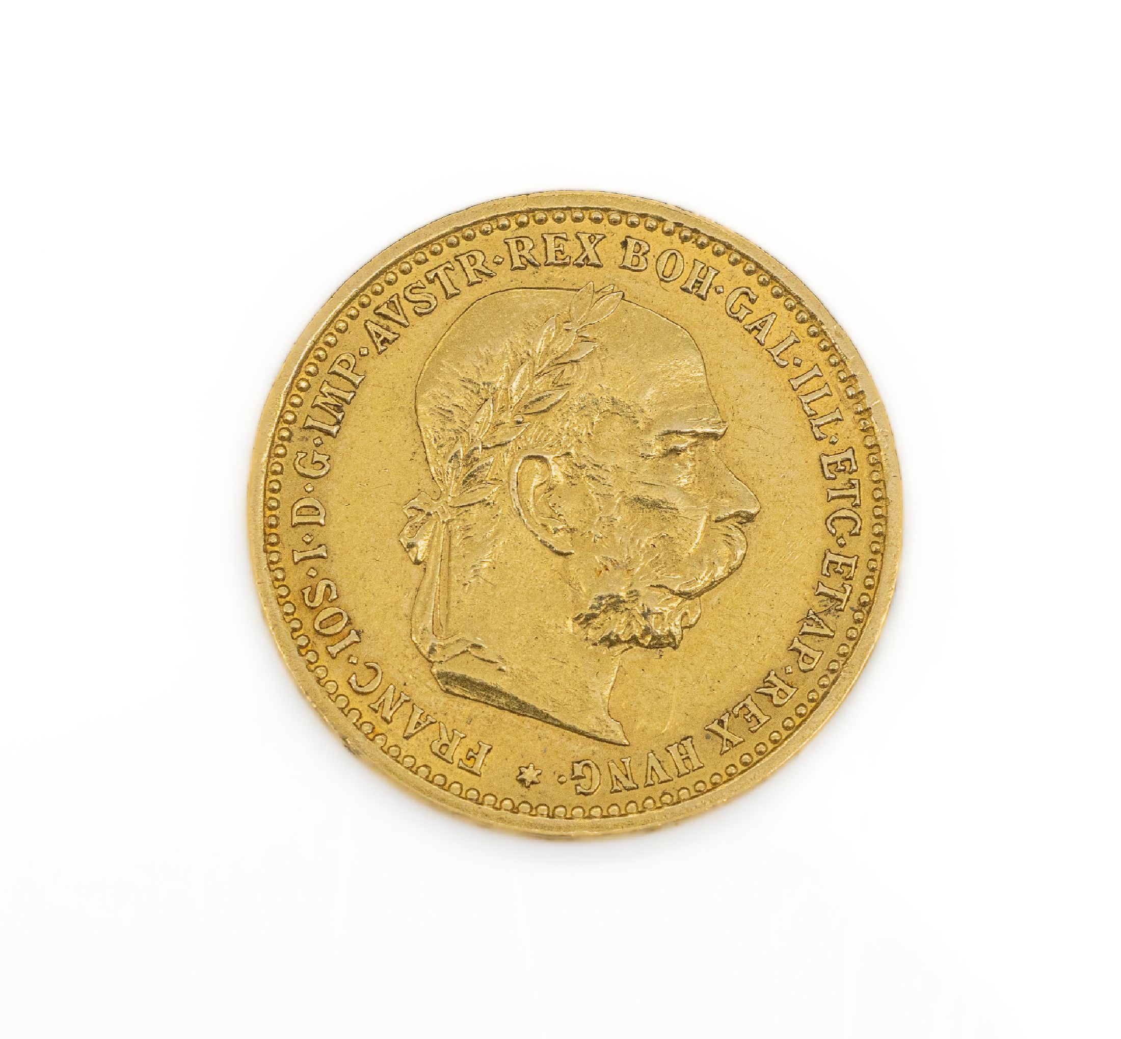10 Kronen Goldmünze, Österreich-Ungarn 1905, Franz Joseph I., X CORONAE MDCCCCV