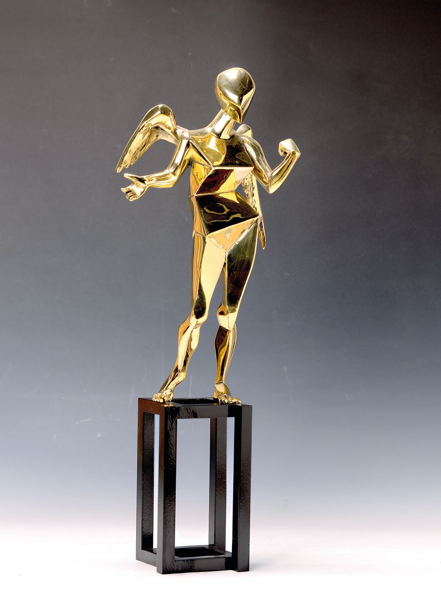 Salvador Dali, 1904-1989, Kubistischer Engel, sign., num. 783/990, mit Zertifikat, H. ca. 66 cm