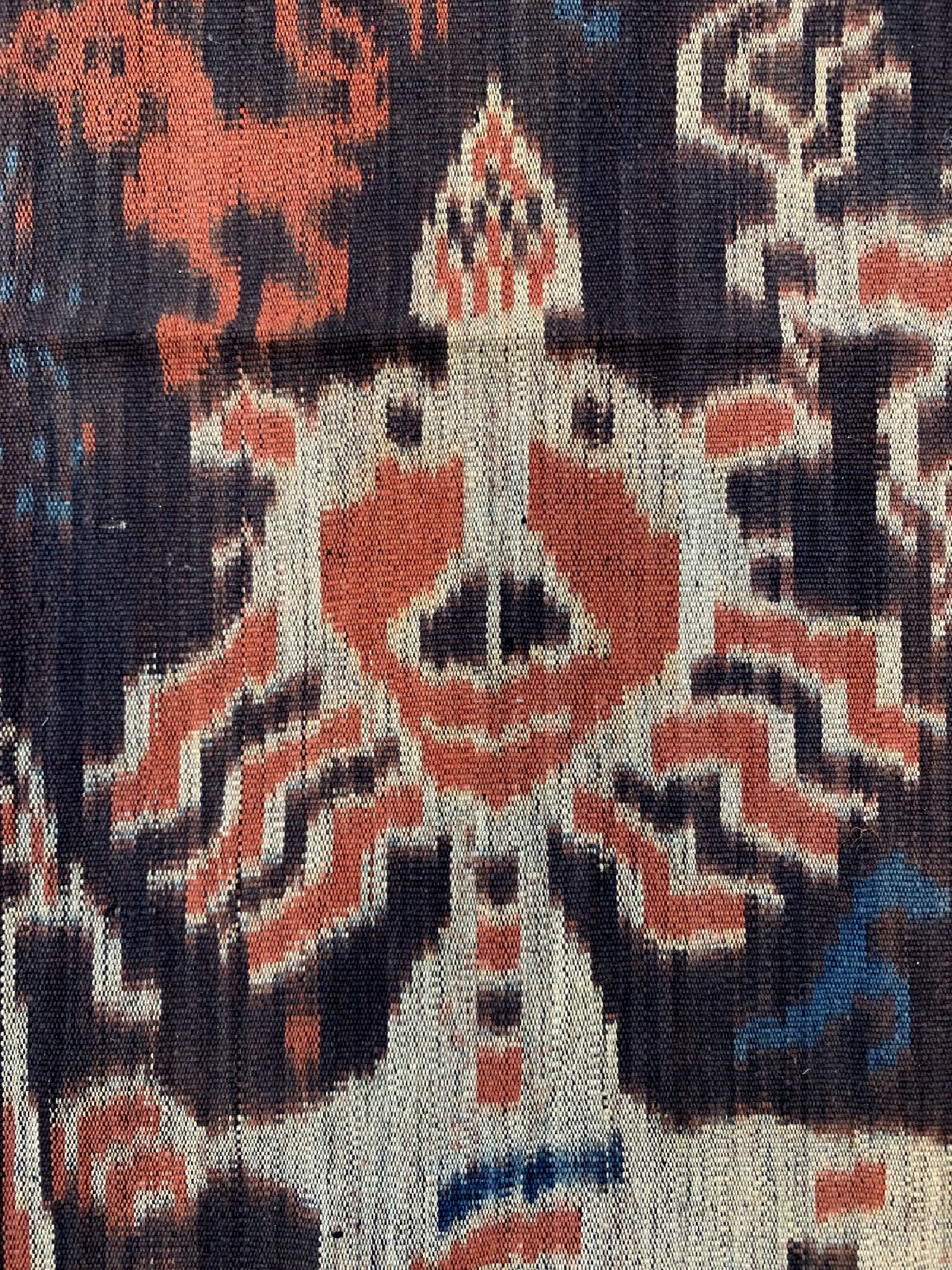 Detail d: Sumba Ikat alt, Indonesien, um 1920, Baumwolle, ca. 230 x 100 cm, EHZ: 1-2(2 Bahnig).
